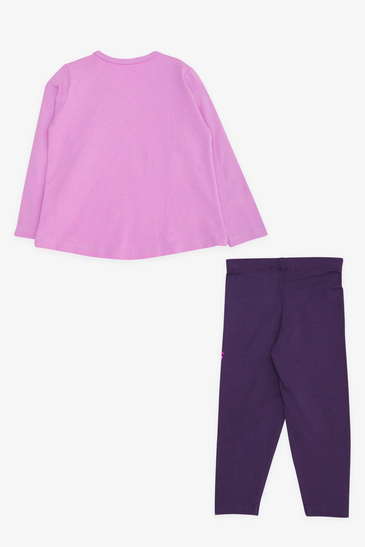 Breeze Kiz Bebek Taytli Takim Tavsan Baskili Lila (9 Ay-3 Yaş)