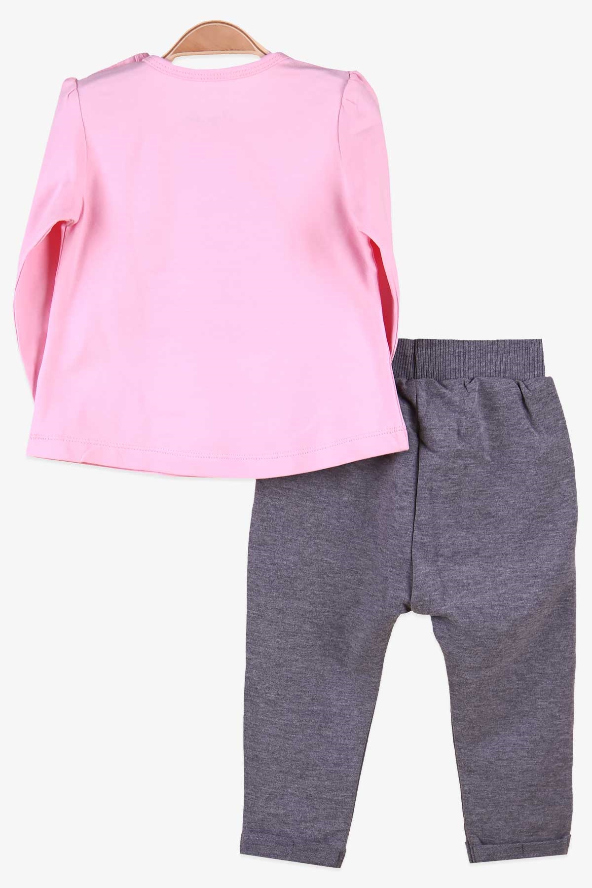 Breeze Kız Bebek Taytlı Takım Tavşanlı Pembe(9 Ay)