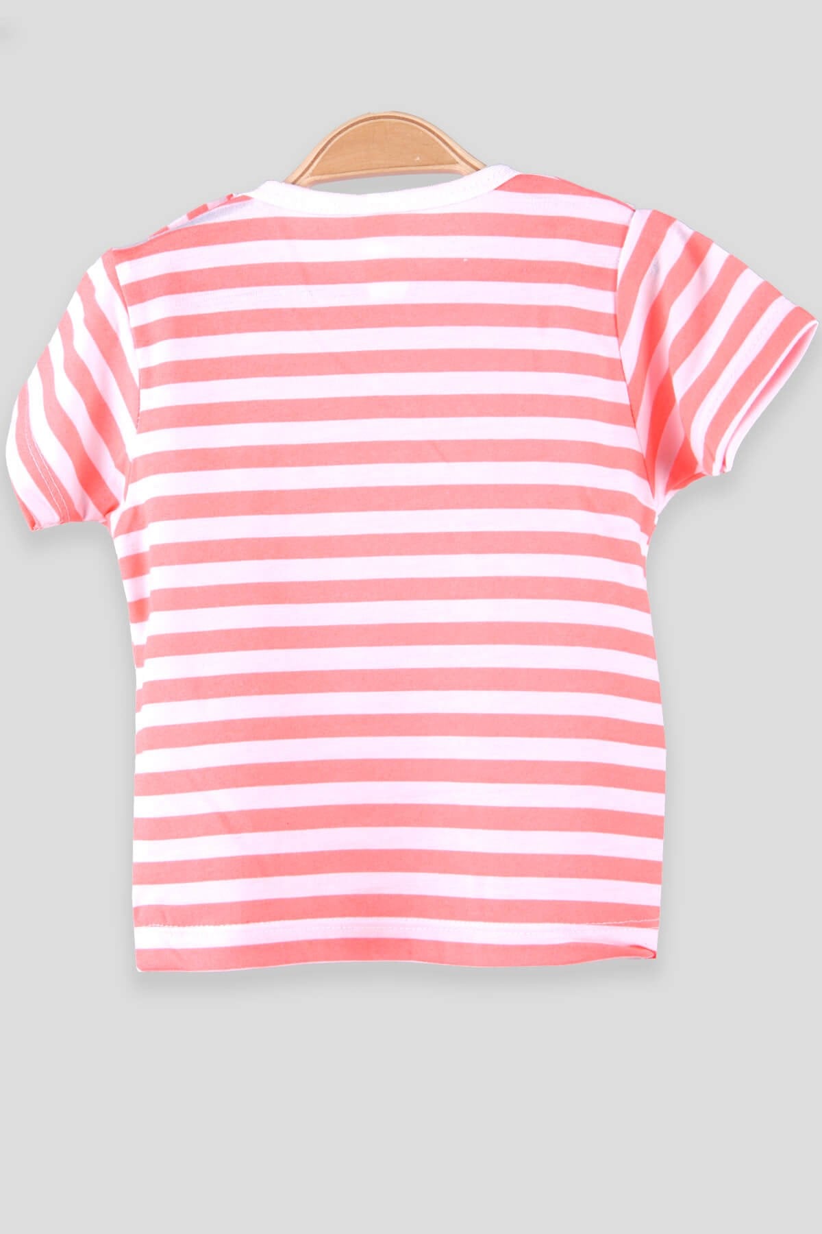 Breeze Kız Bebek Tişört Patlı Çizgili Beyaz (1-4 Yaş)