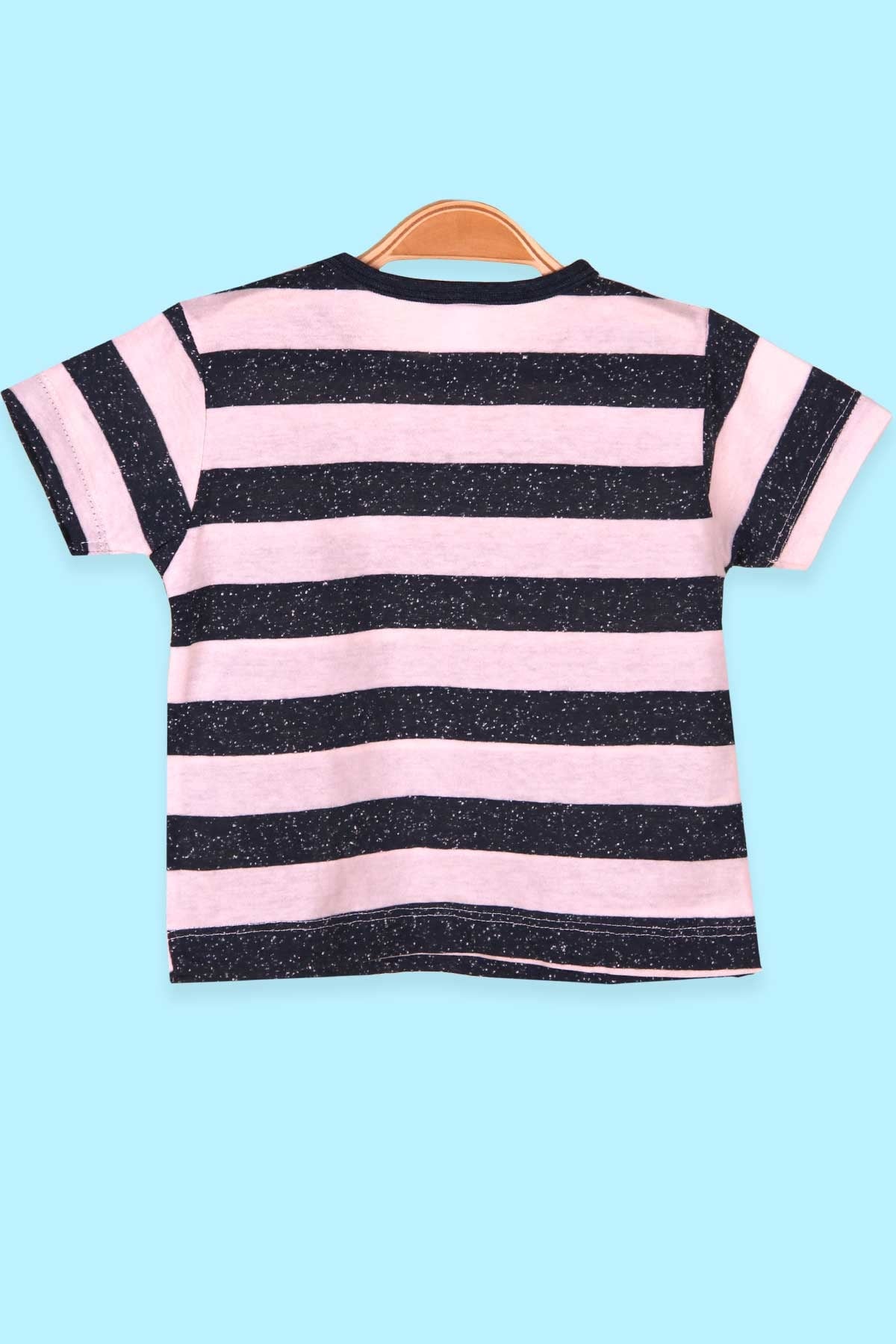 Breeze Kız Bebek Tişört Patlı Çizgili Petrol Yeşili (1-4 Yaş)