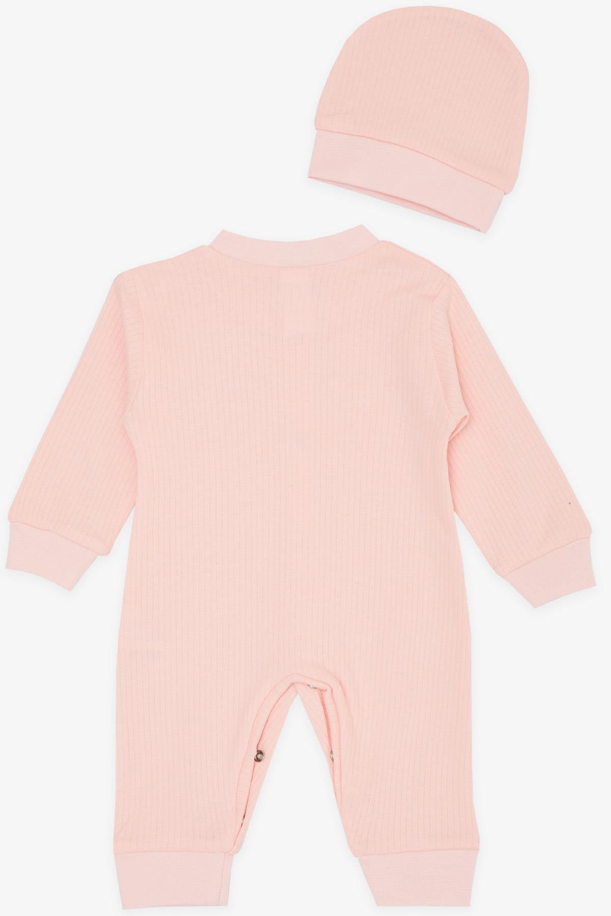 Breeze Kız Bebek Tulum Fitilli Pembe (0-6 Ay)