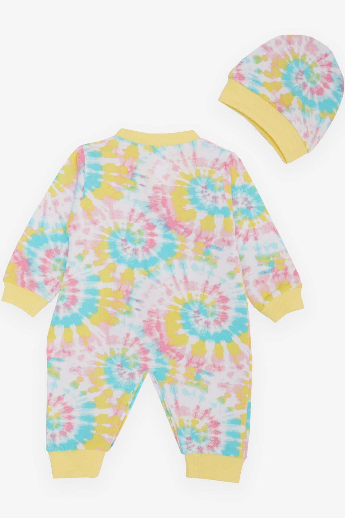 Breeze Kız Bebek Tulum Renkli Desenli Karışık Renk (0-3-6 Ay)