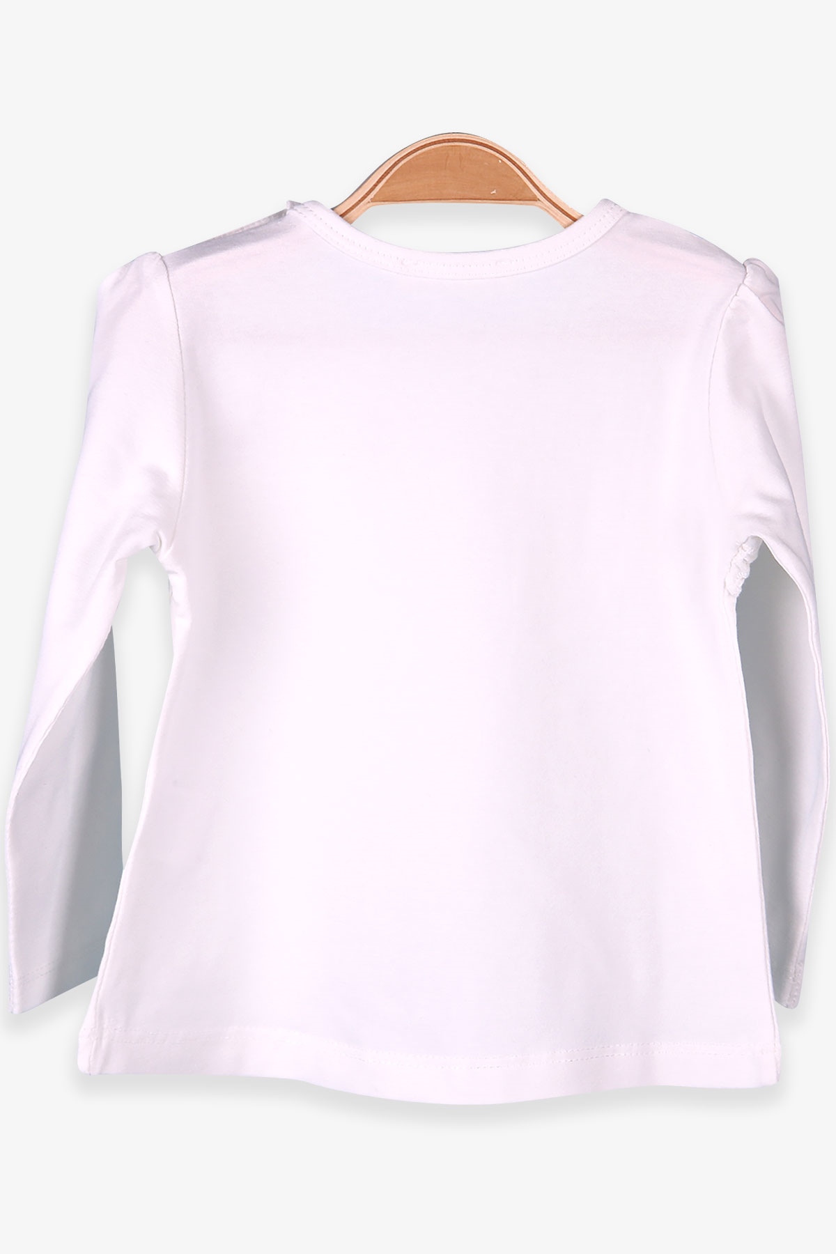 Breeze Kız Bebek Uzun Kollu Tişört Güpürlü Ekru (1-4 Yaş)