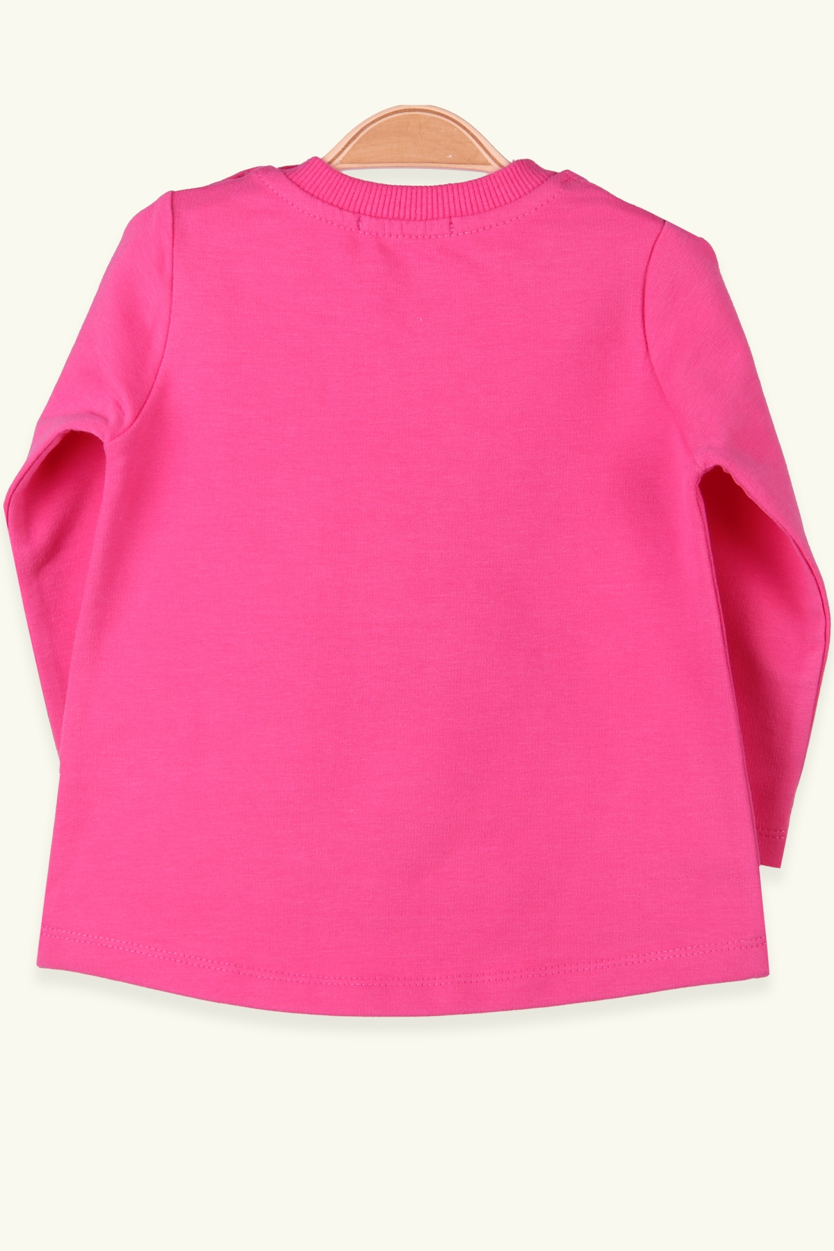 Breeze Kız Bebek Uzun Kollu Tişört Unicornlu Kız Baskılı Pembe (1-4 Yaş)