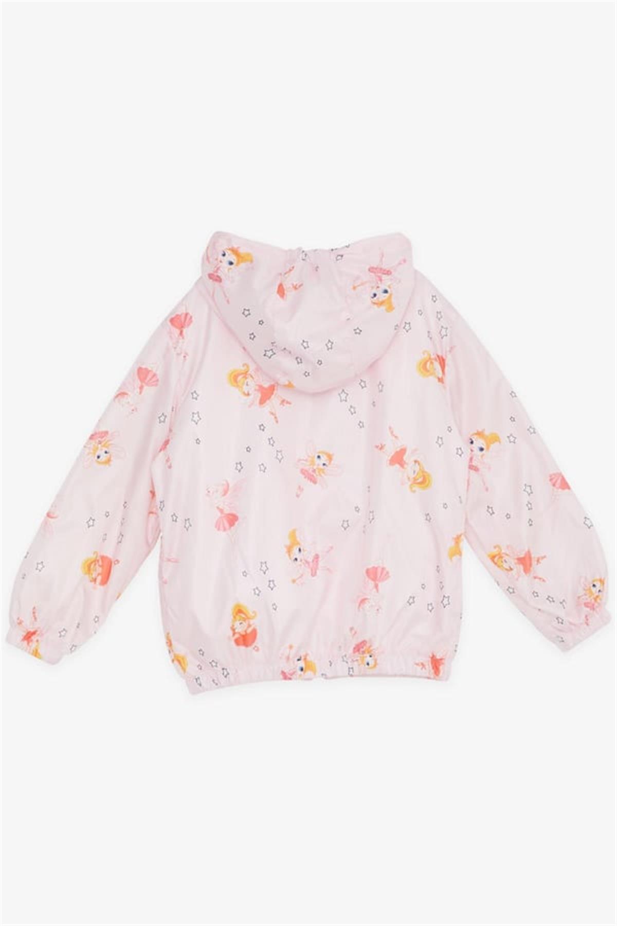 Breeze Kız Bebek Yağmurluk Sevimli Periler Desenli Pembe (1-2 Yaş)