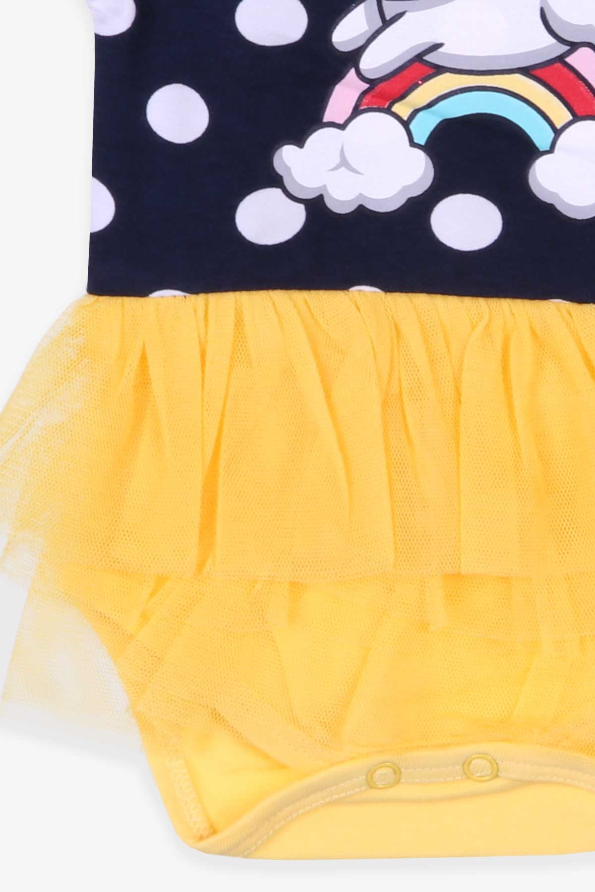 Breeze Kız Bebek Zıbın Elbise Kedicorn Lacivert (6 Ay-2 Yaş)