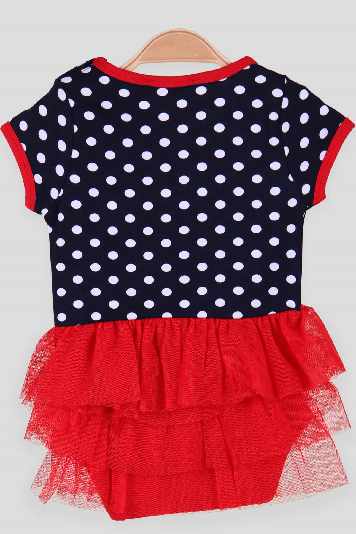 Breeze Kız Bebek Zıbın Elbise Tüllü  Kırmızı (6 Ay-2 Yaş)