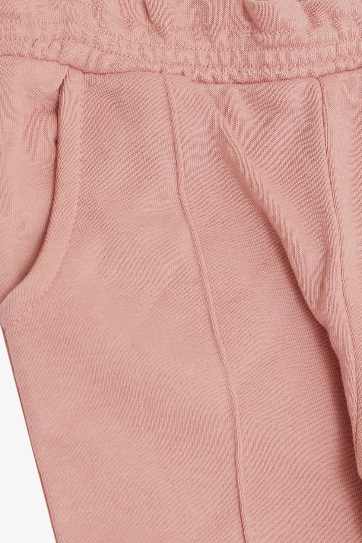 Breeze Kız Çocuk Alt Beli Paçası Lastikli Cepli Gülkurusu (1-4 Yaş)