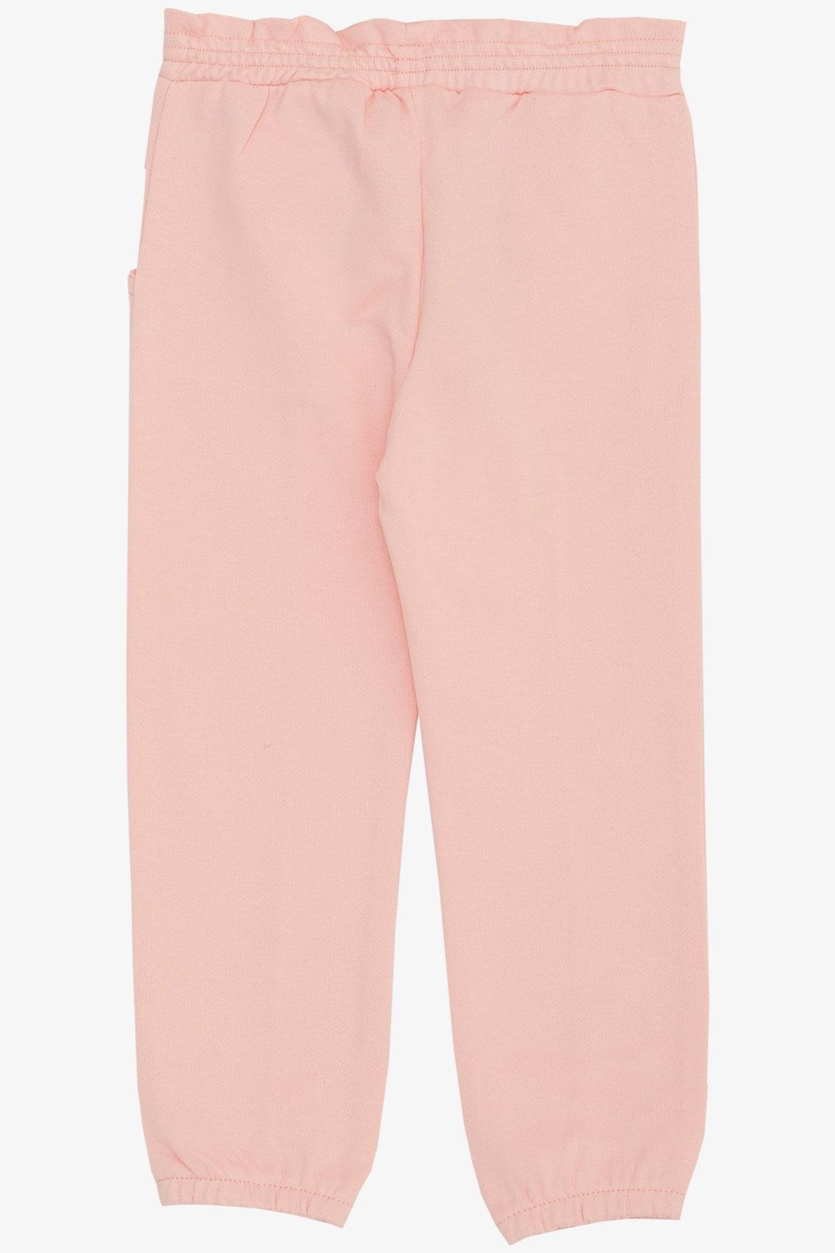 Breeze Kız Çocuk Alt Beli Paçası Lastikli Cepli Pembe (1-4 Yaş)