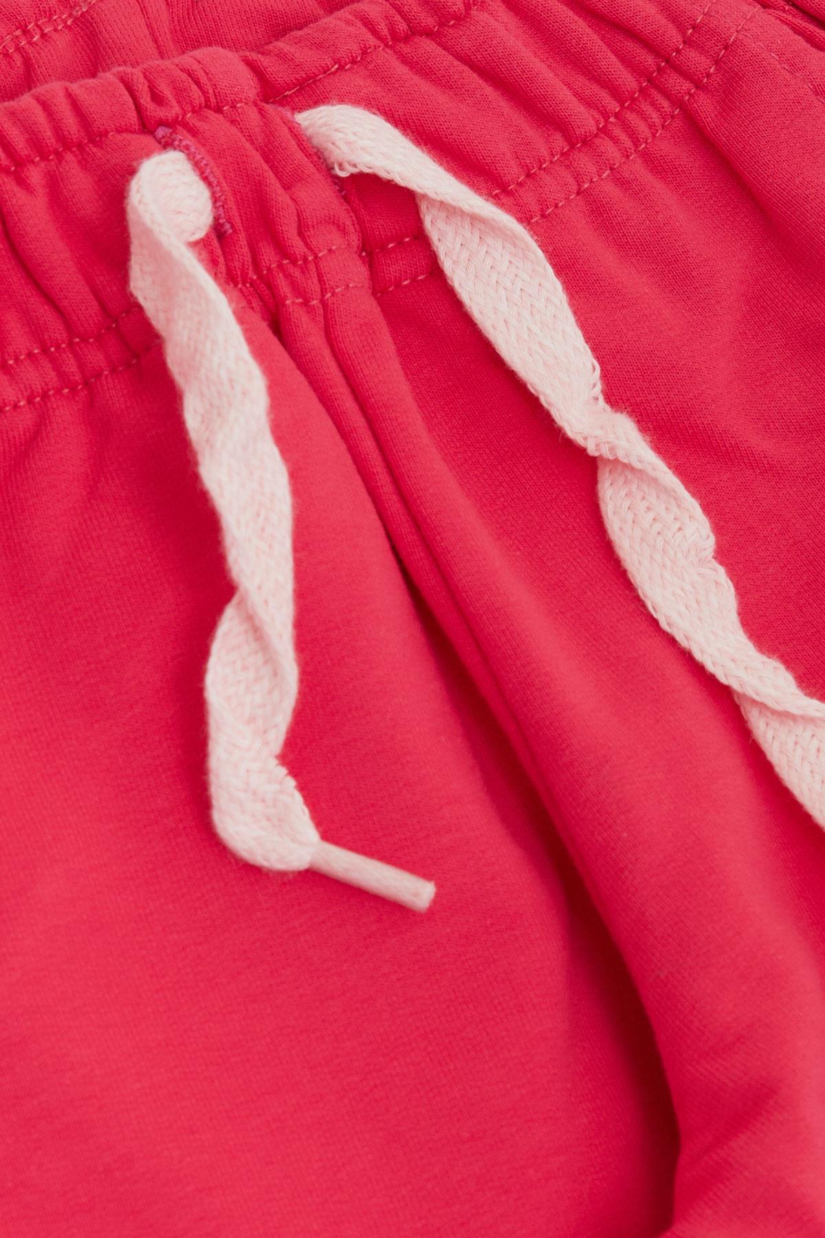 Breeze Kız Çocuk Alt Sevimli Dinozor & Kelebek Nakış Baskılı Pembe (1-4 Yaş)