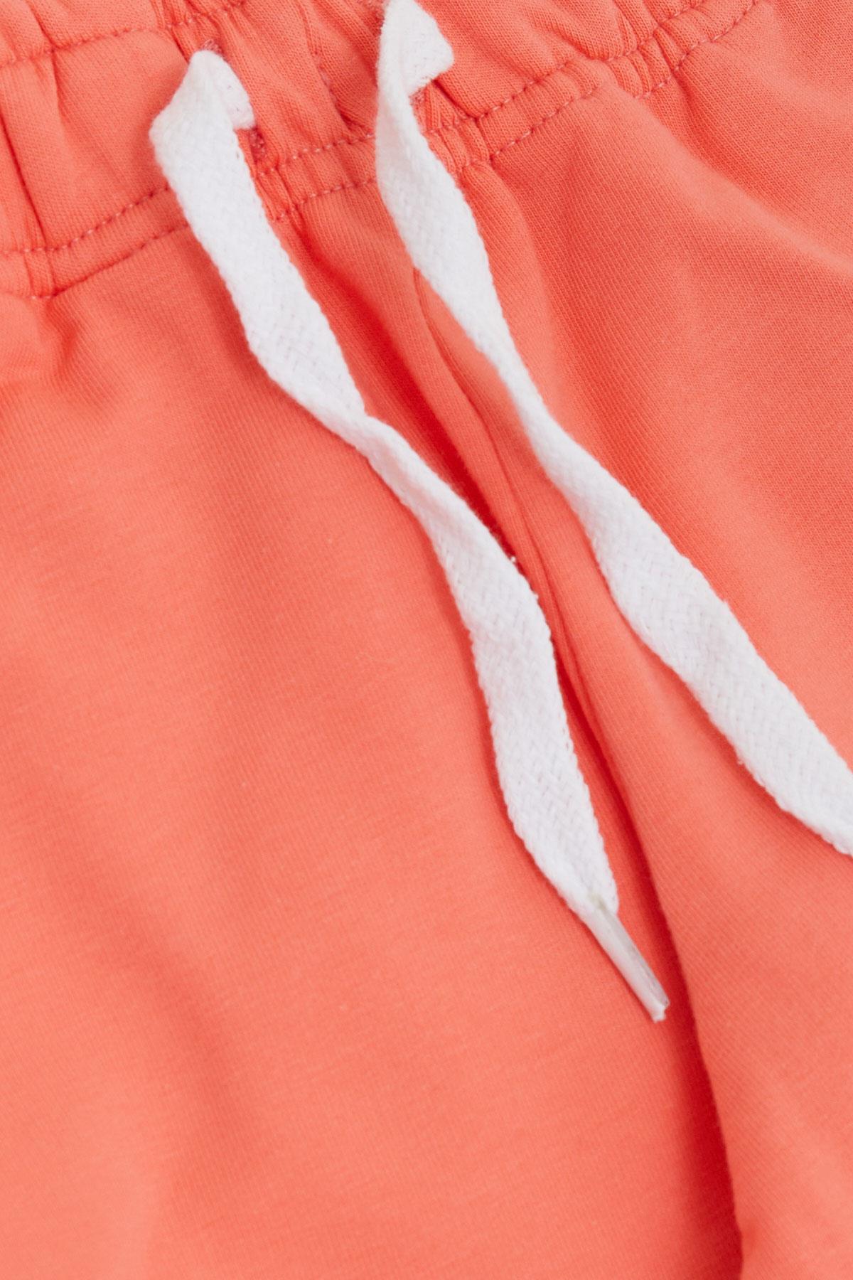 Breeze Kız Çocuk Alt Sevimli Dinozor & Kelebek Nakış Baskılı Somon (1-4 Yaş)