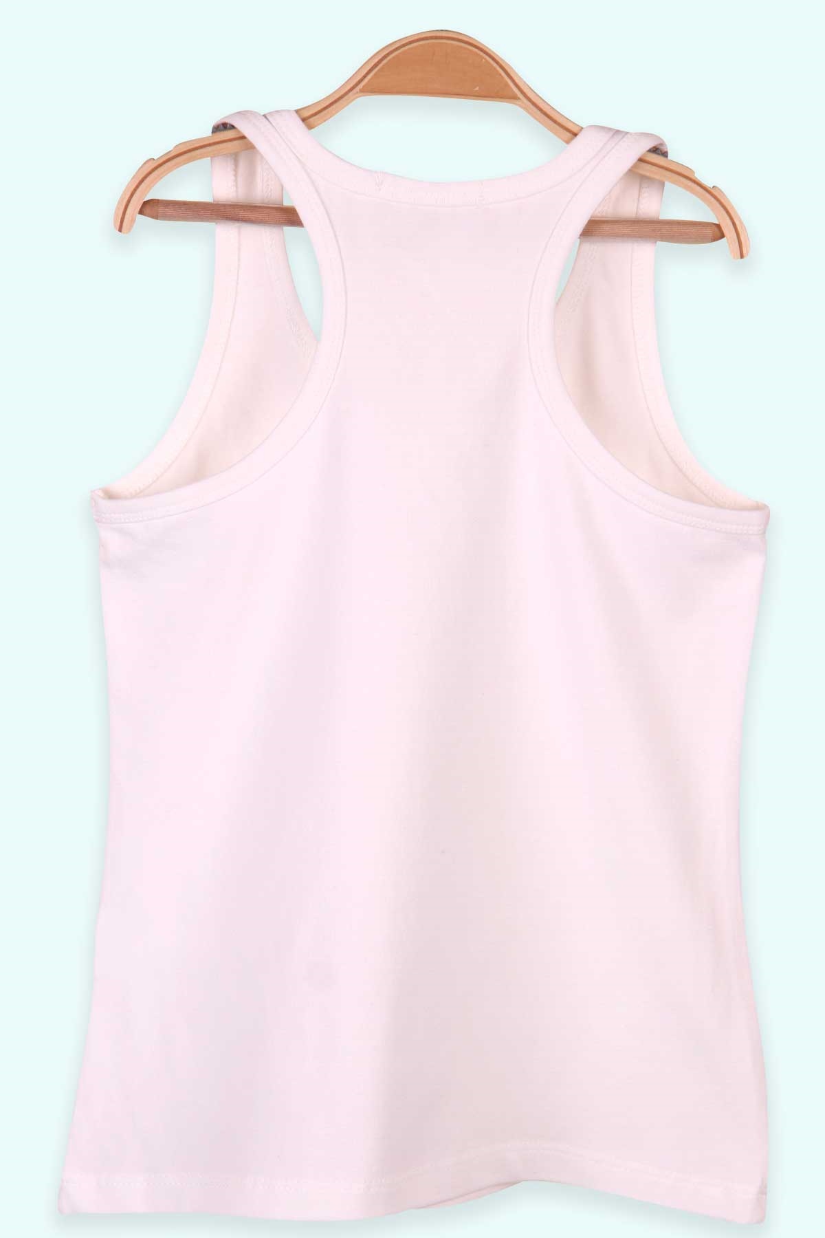 Breeze Kız Çocuk Askılı Tişört Basic Ekru (8-16 Yaş)