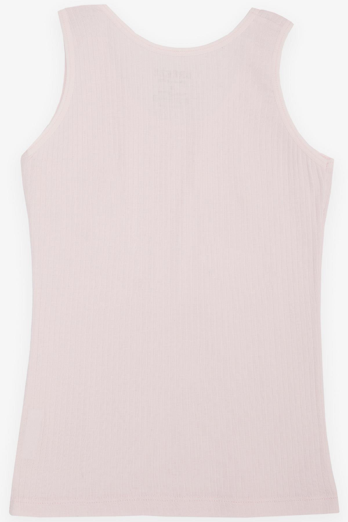 Breeze Kız Çocuk Atlet Geniş Askılı Fitilli Pembe (3-11 Yaş)