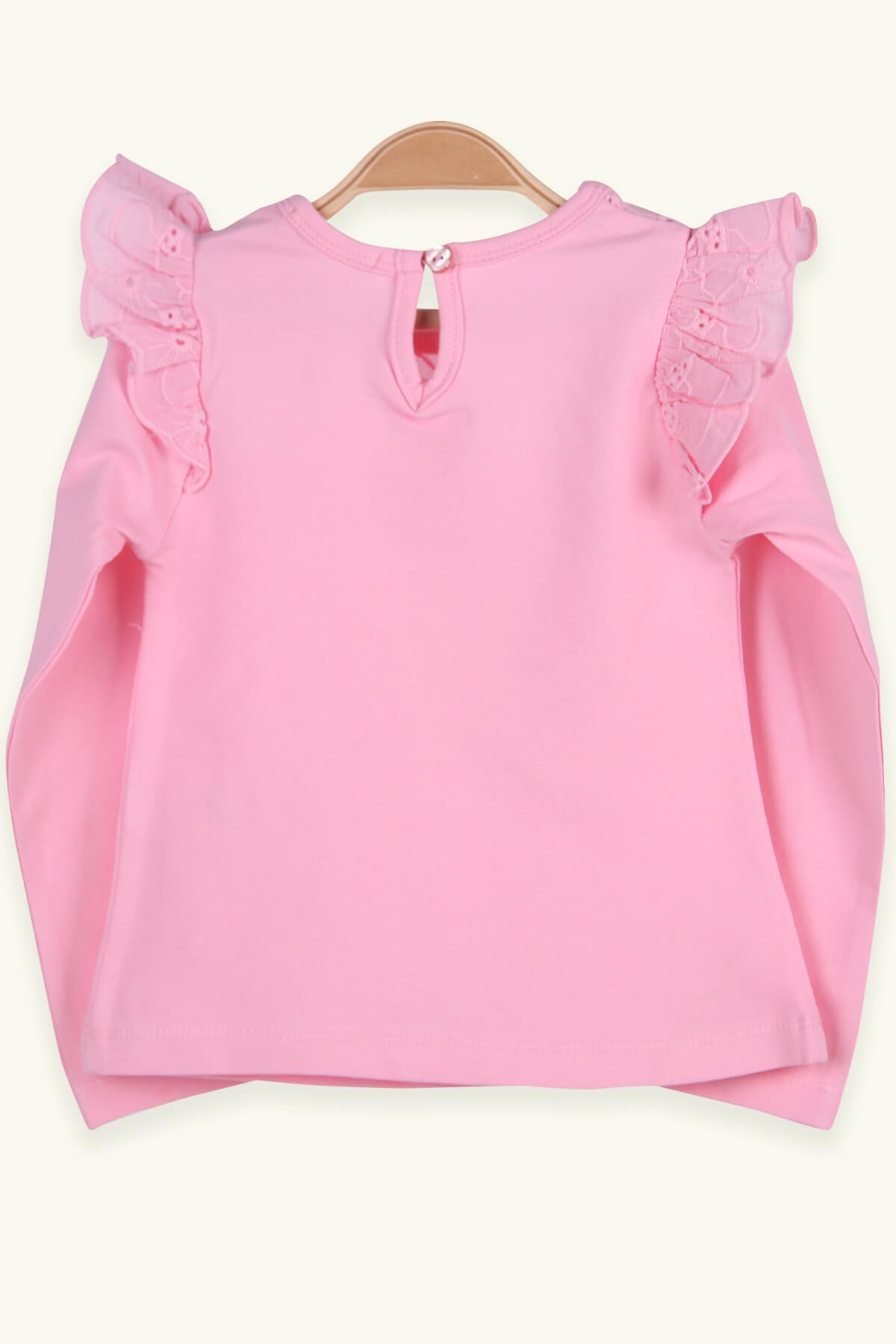 Breeze Kız Çocuk Bluz Güpürlü Pembe (1.5-5 Yaş)