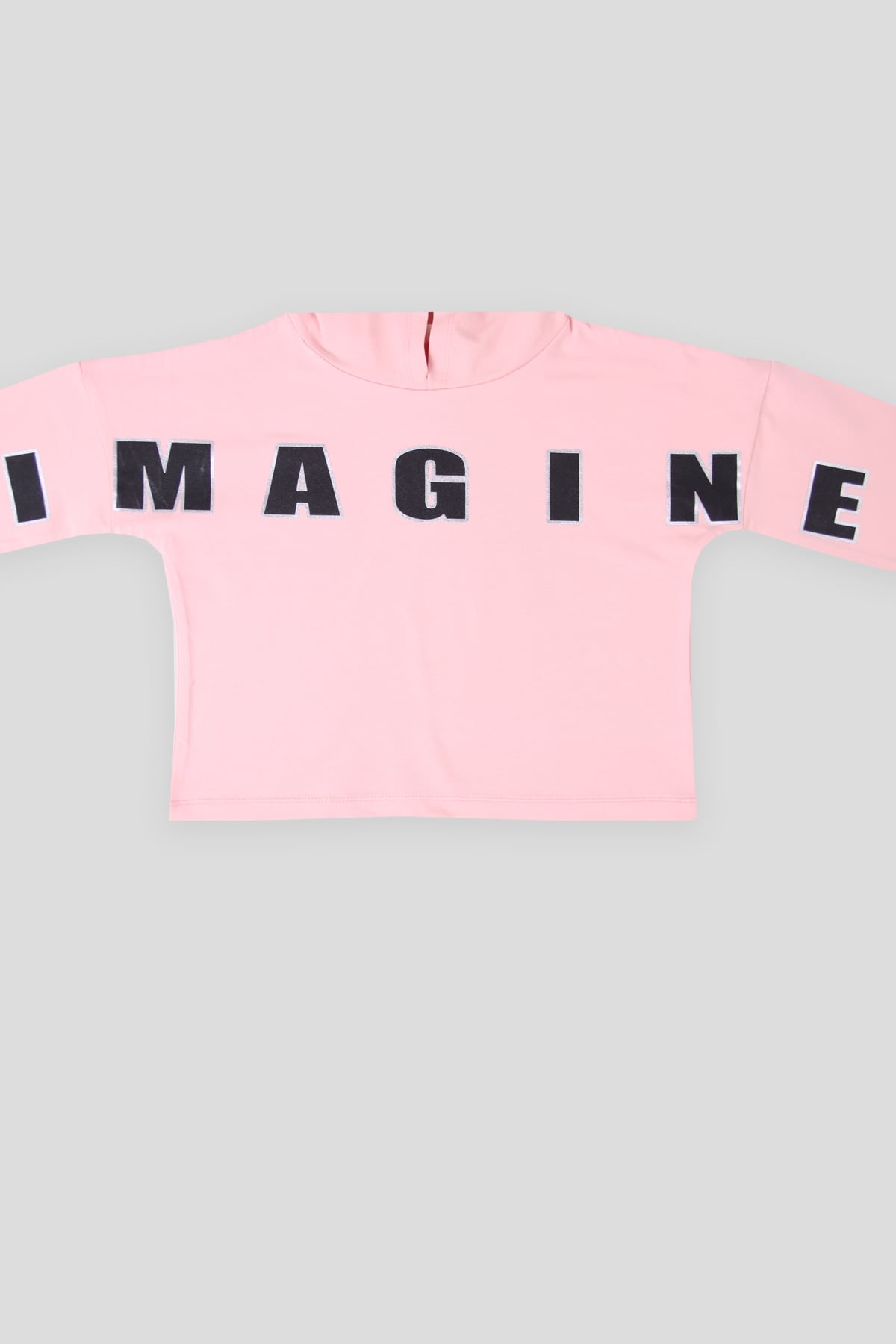 Breeze Kız Çocuk Body Göbek Üstü Kapüşonlu Pembe (8-14 Yaş)