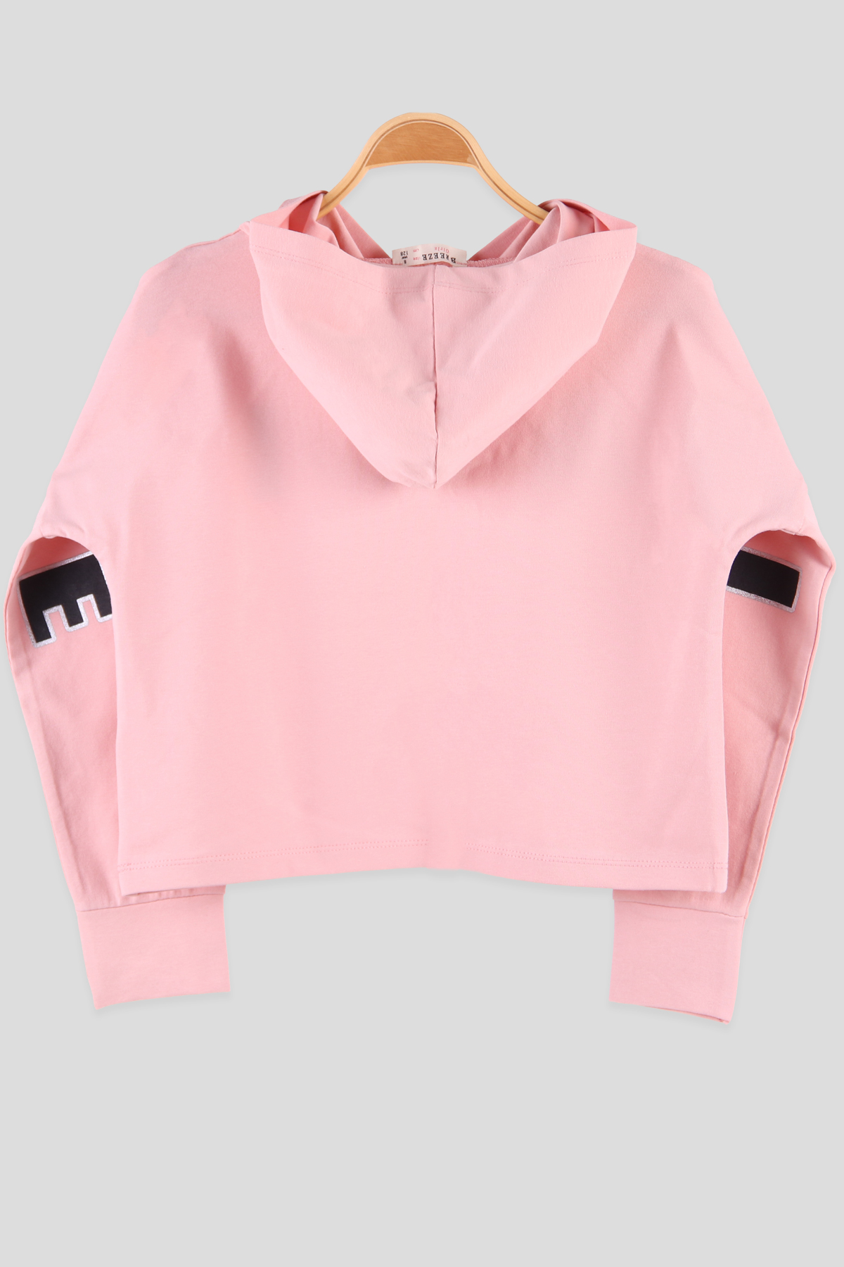 Breeze Kız Çocuk Body Göbek Üstü Kapüşonlu Pembe (8-14 Yaş)