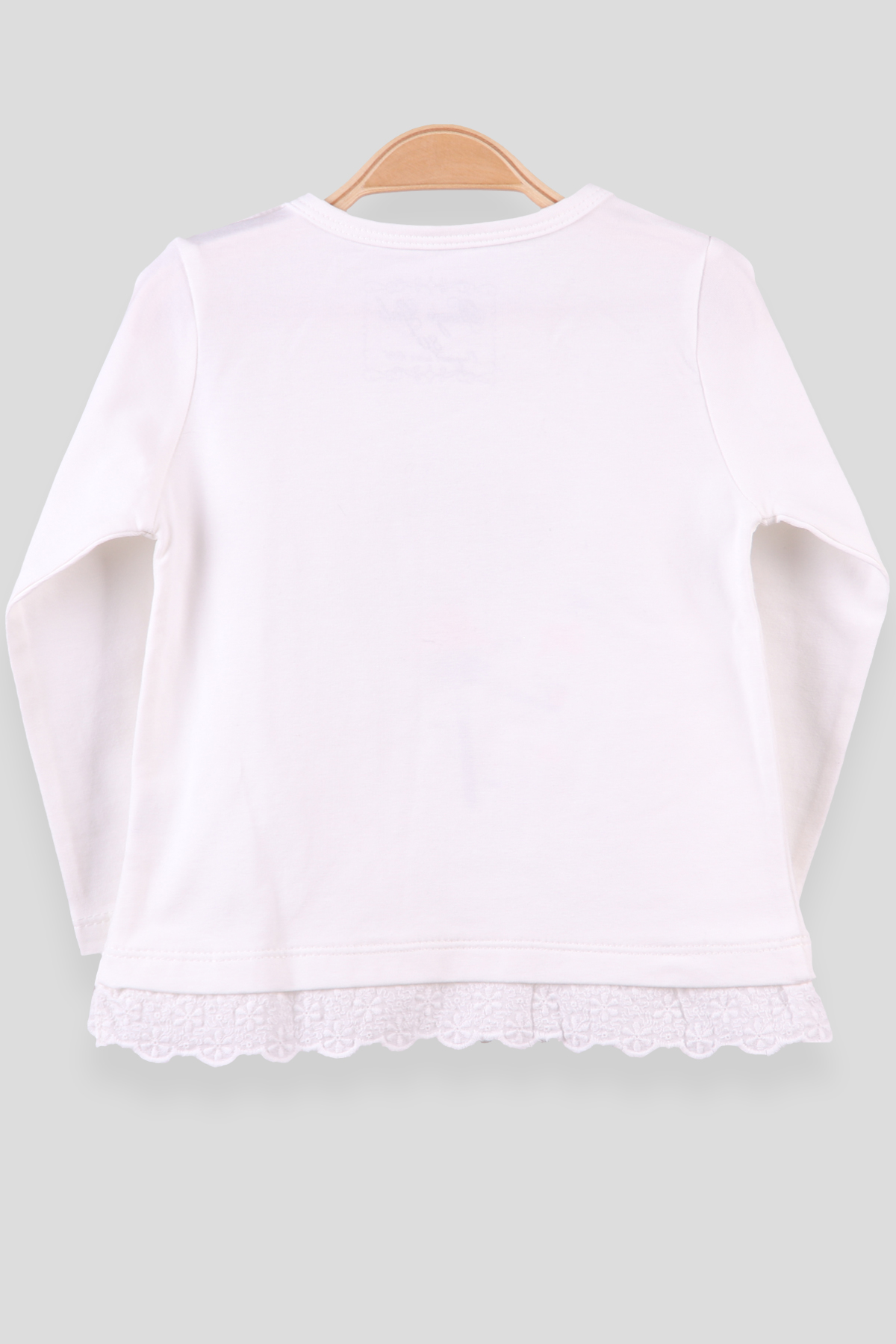 Breeze Kız Çocuk Body Güpürlü Ekru (9 Ay-3 Yaş)