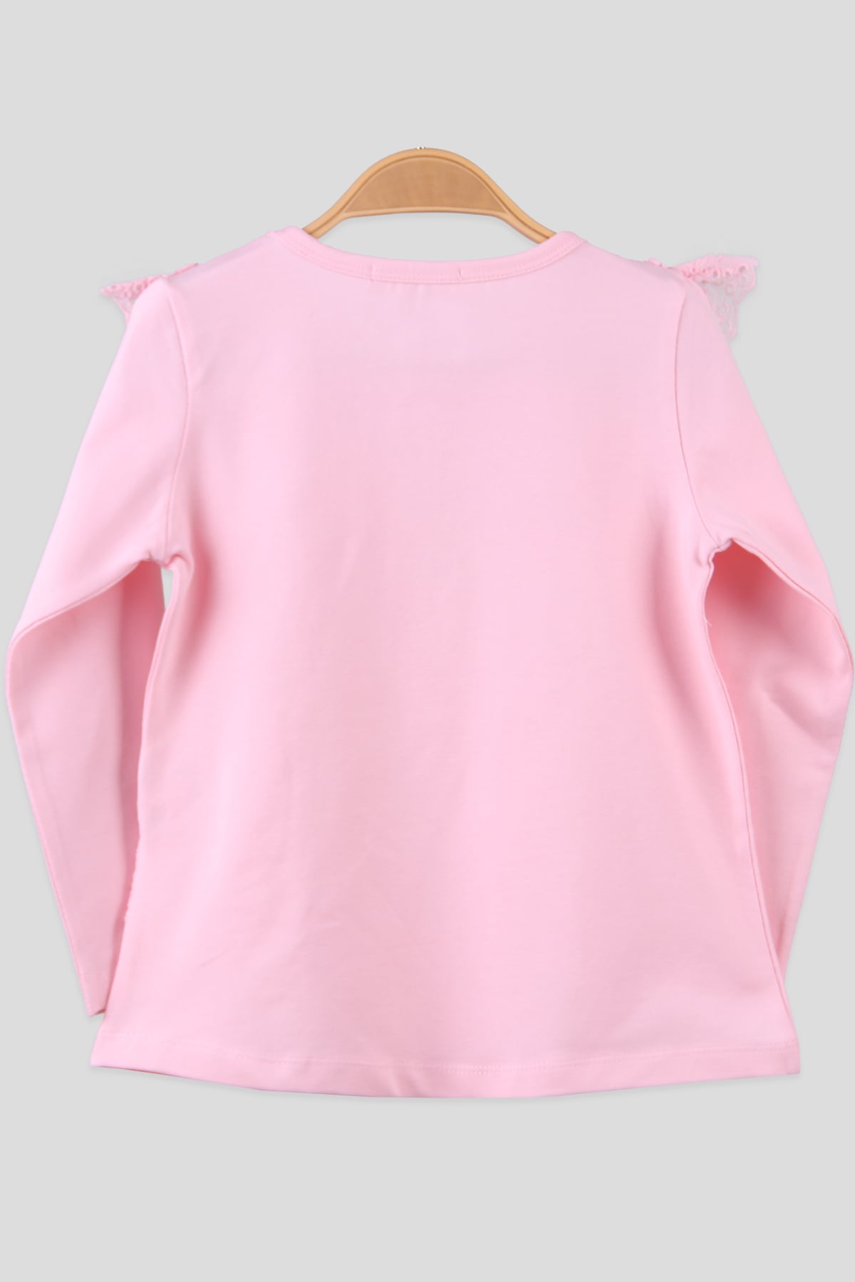 Breeze Kız Çocuk Body Güpürlü Pembe (4-8 Yaş)
