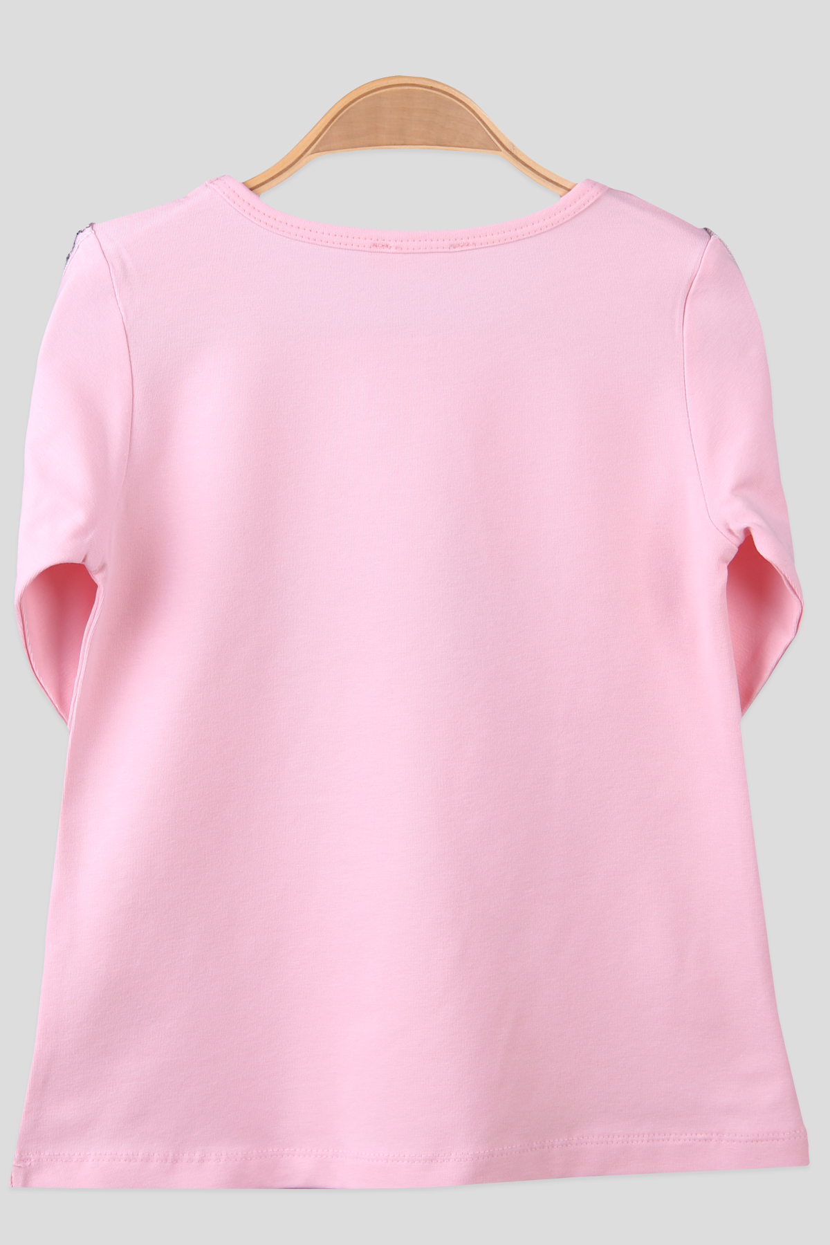 Breeze Kız Çocuk Body Pullu Taşlı Pembe Pembe (4-9 Yaş)