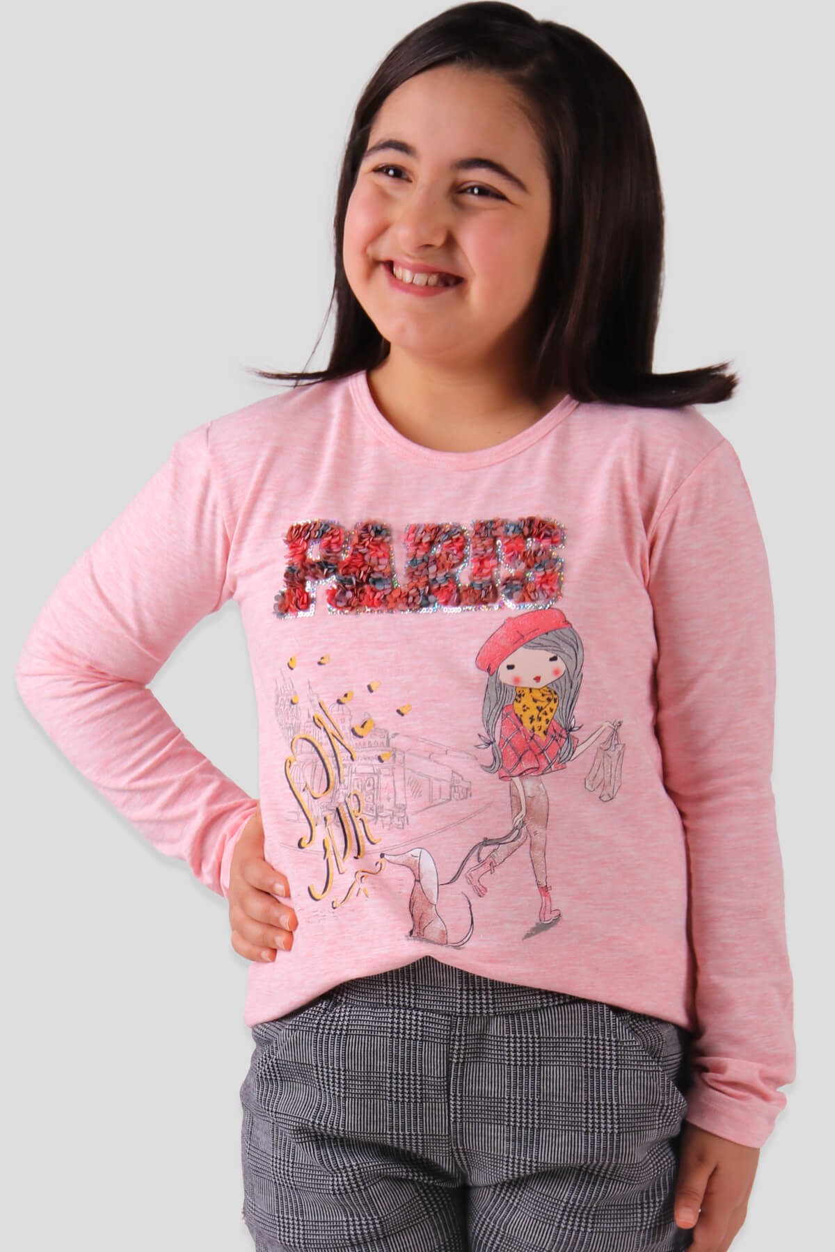 Breeze Kız Çocuk Body Somon (5-10 Yaş)