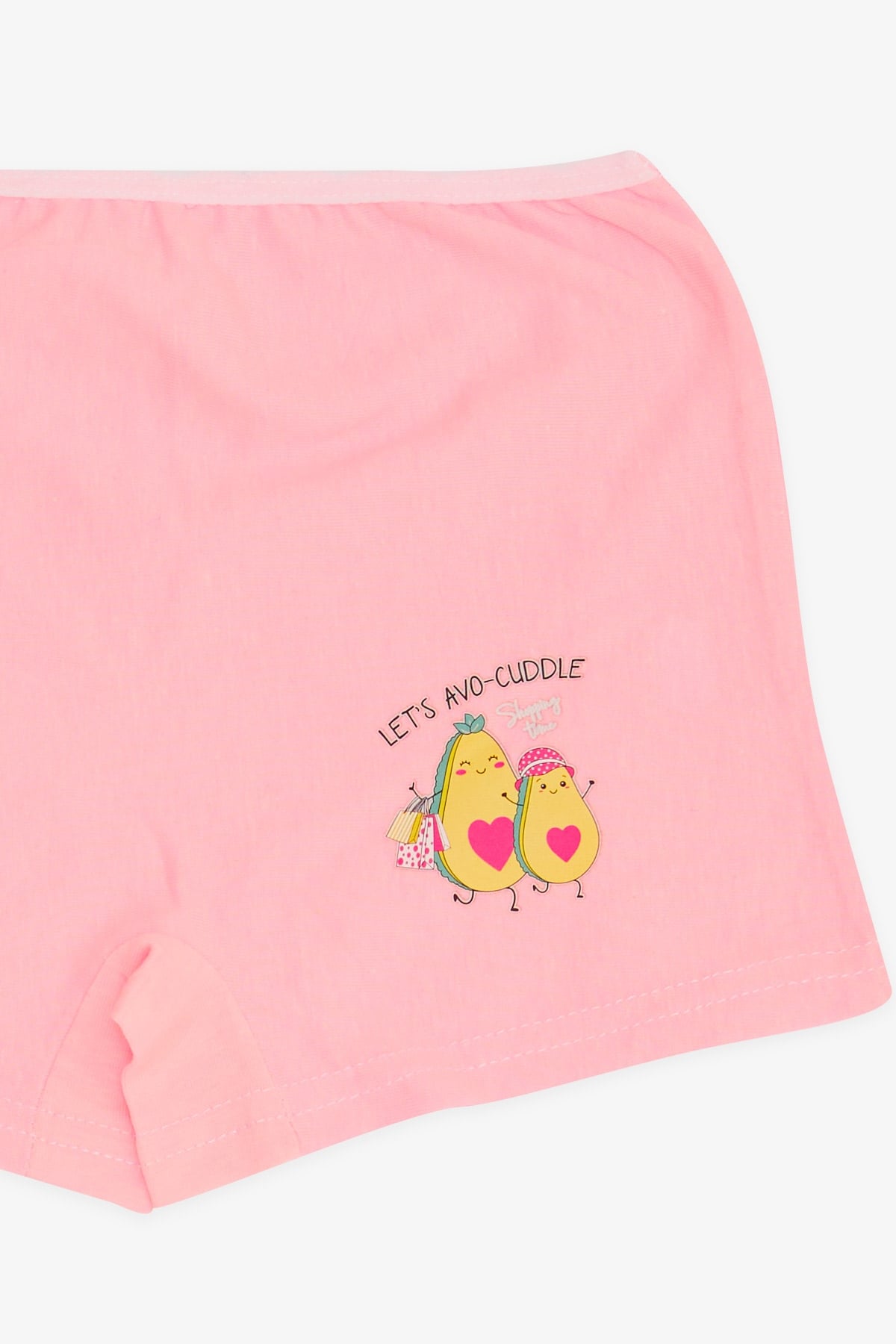Breeze Kız Çocuk Boxer Avokado Baskılı Pembe (5-11 Yaş)
