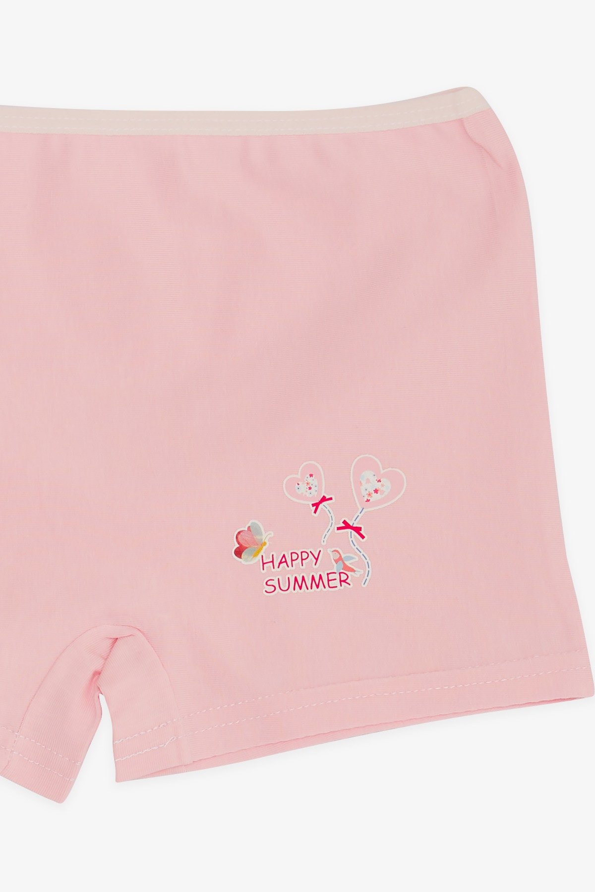 Breeze Kız Çocuk Boxer Baloncuk Baskılı Pembe (5-11 Yaş)