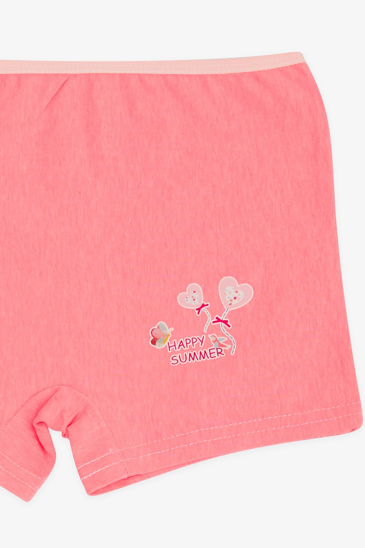 Breeze Kız Çocuk Boxer Baloncuk Baskılı Neon Pembe (5-11 Yaş)