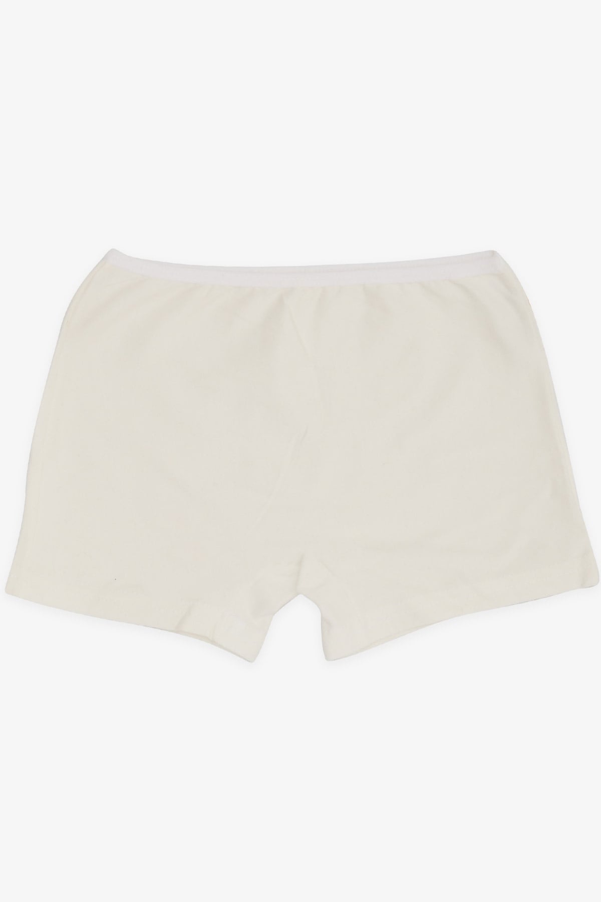 Breeze Kız Çocuk Boxer Baloncuk Baskılı Ekru (5-11 Yaş)
