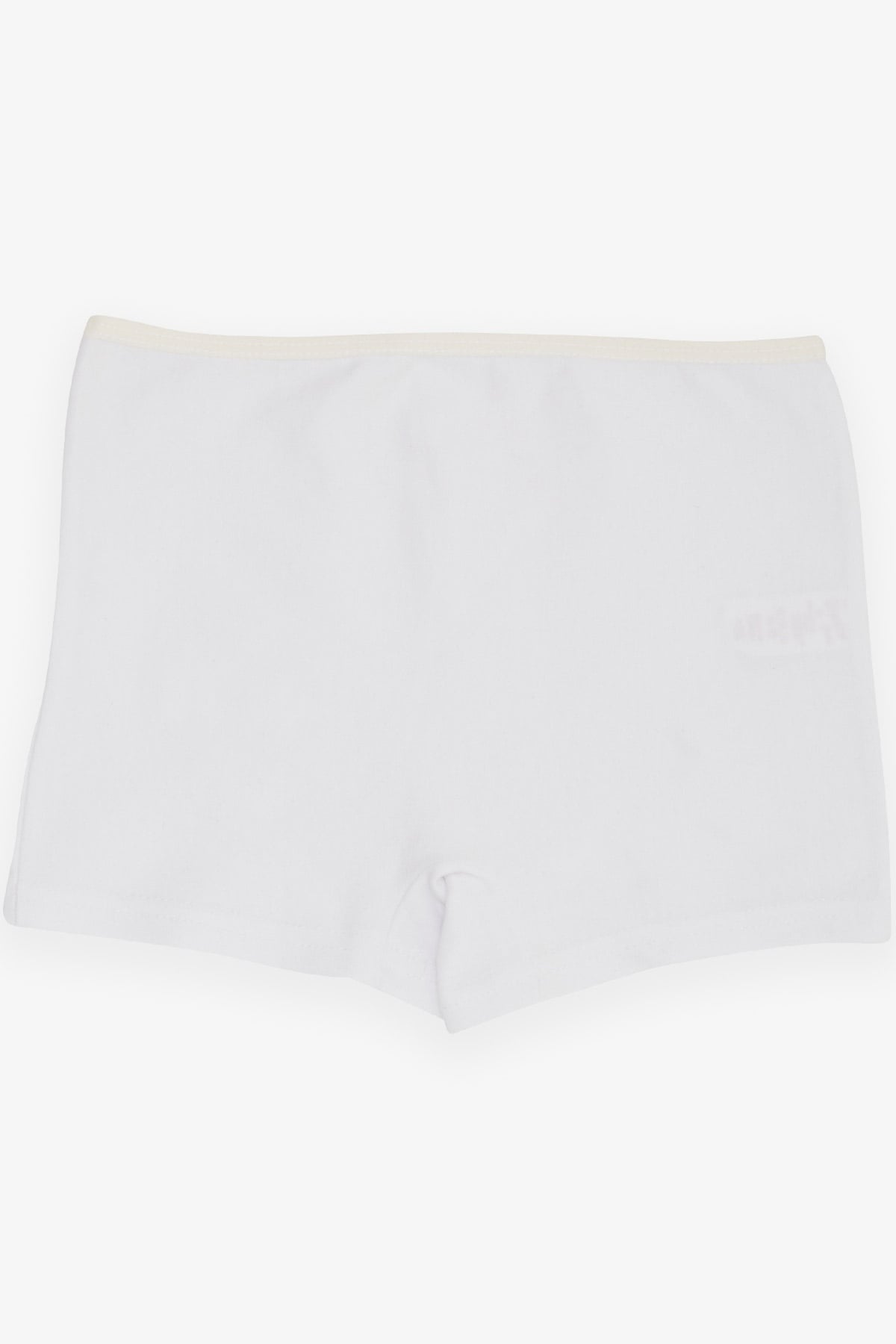 Breeze Kız Çocuk Boxer Çiçek Baskılı Beyaz (5-11 Yaş)