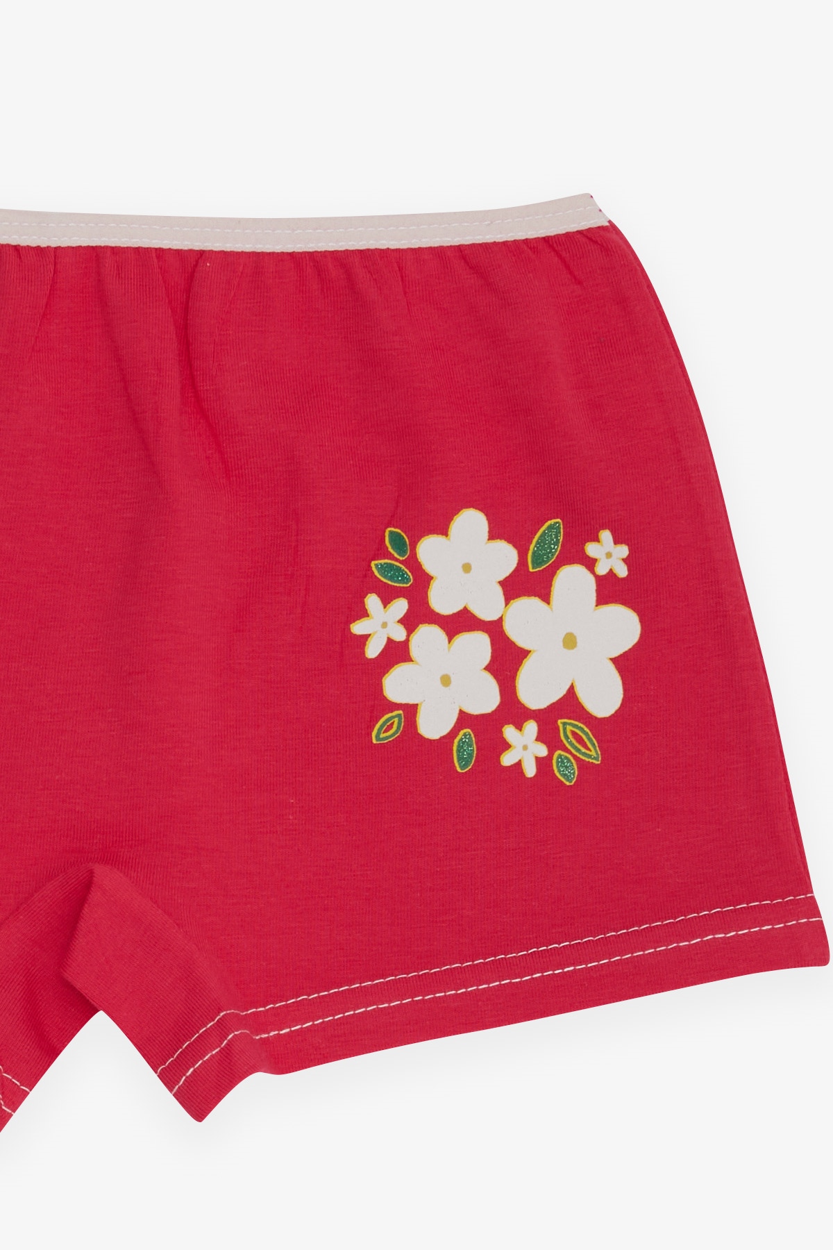 Breeze Kız Çocuk Boxer Çiçek Baskılı Fuşya (5-11 Yaş)