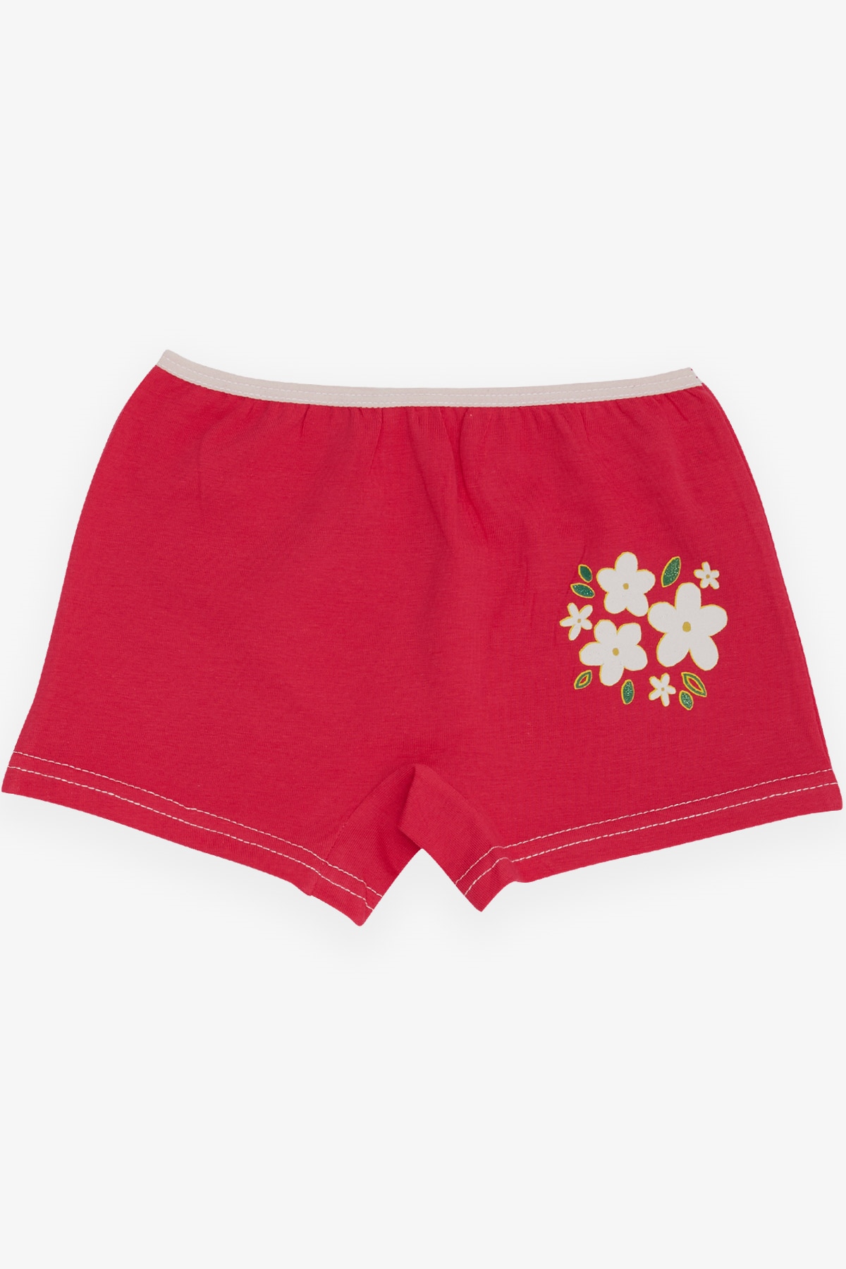 Breeze Kız Çocuk Boxer Çiçek Baskılı Fuşya (5-11 Yaş)