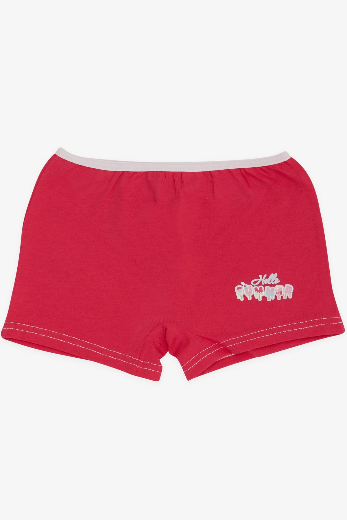 Breeze Kız Çocuk Boxer Dondurma Baskılı Fuşya (5-11 Yaş)