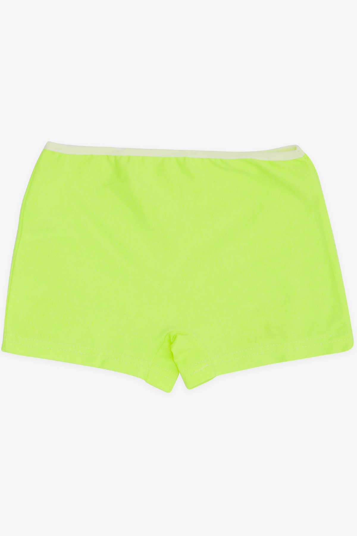 Breeze Kız Çocuk Boxer Düz Renk Neon Yeşil (5-11 Yaş)