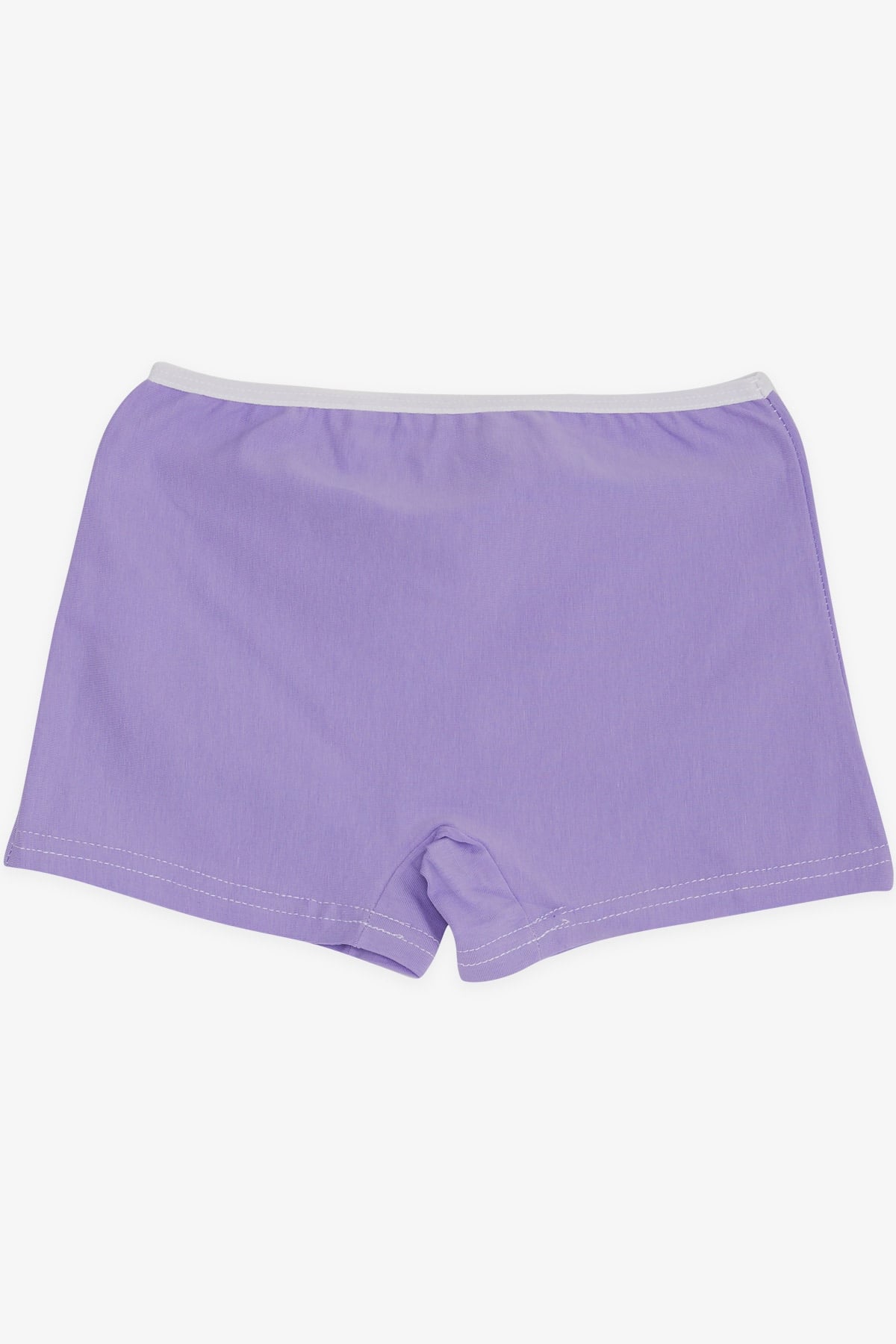 Breeze Kız Çocuk Boxer Eğlenceli Kedicik Baskılı Lila (5-11 Yaş)