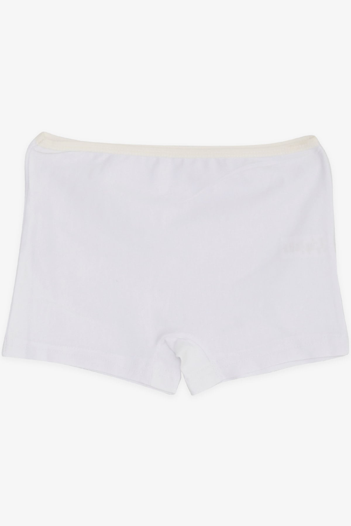 Breeze Kız Çocuk Boxer Eğlenceli Kedicik Baskılı Beyaz (5-11 Yaş)