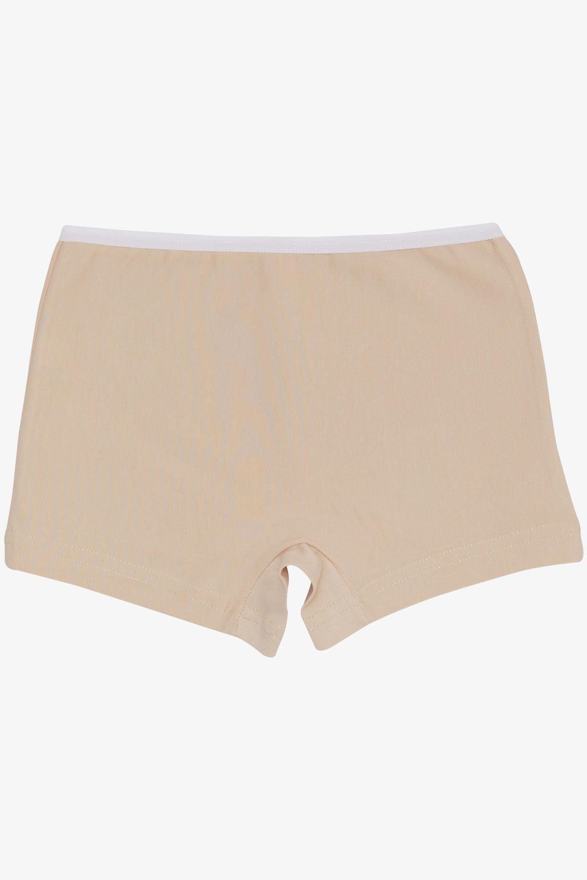 Breeze Kız Çocuk Boxer Hello Yazı Baskılı Bej (5-11 Yaş)