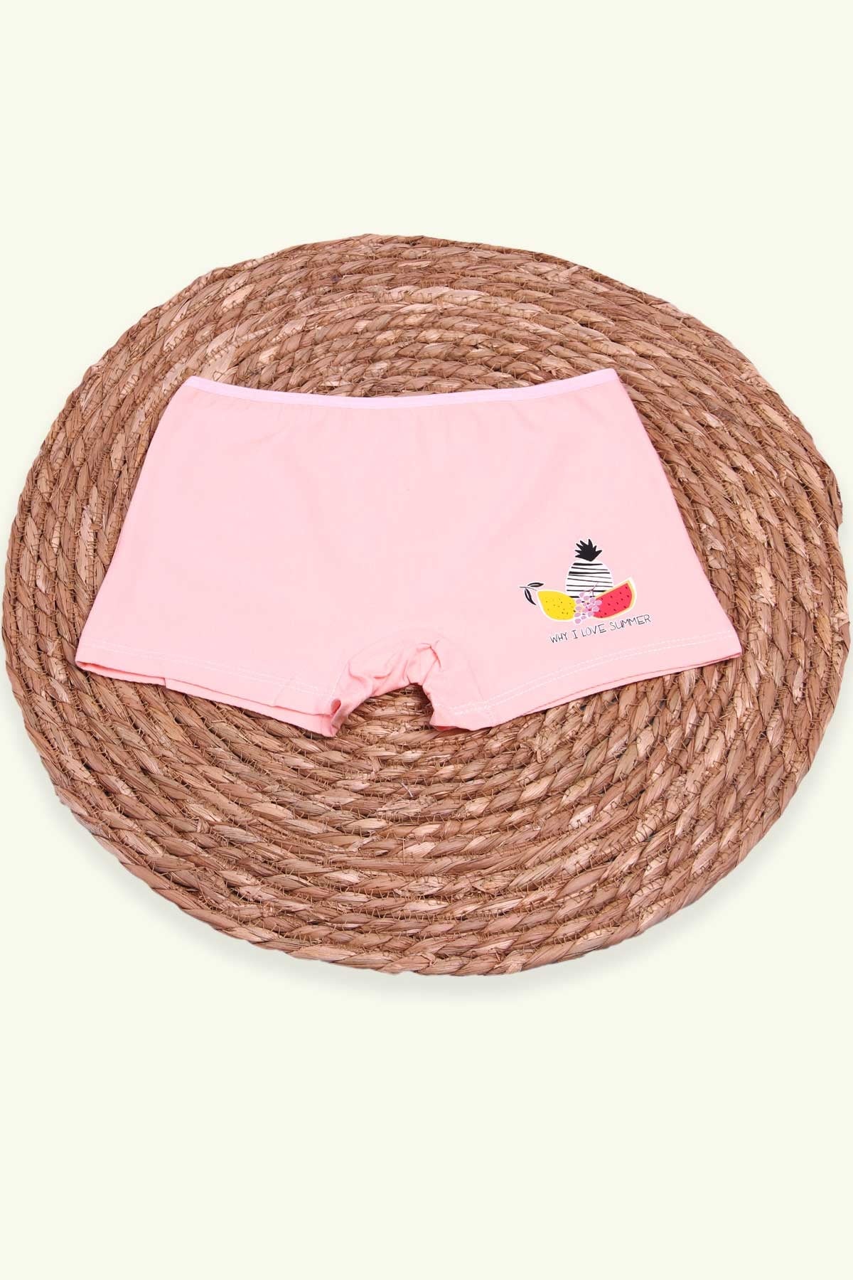 Breeze Kız Çocuk Boxer Karpuz Baskılı Somon (6 Yaş)