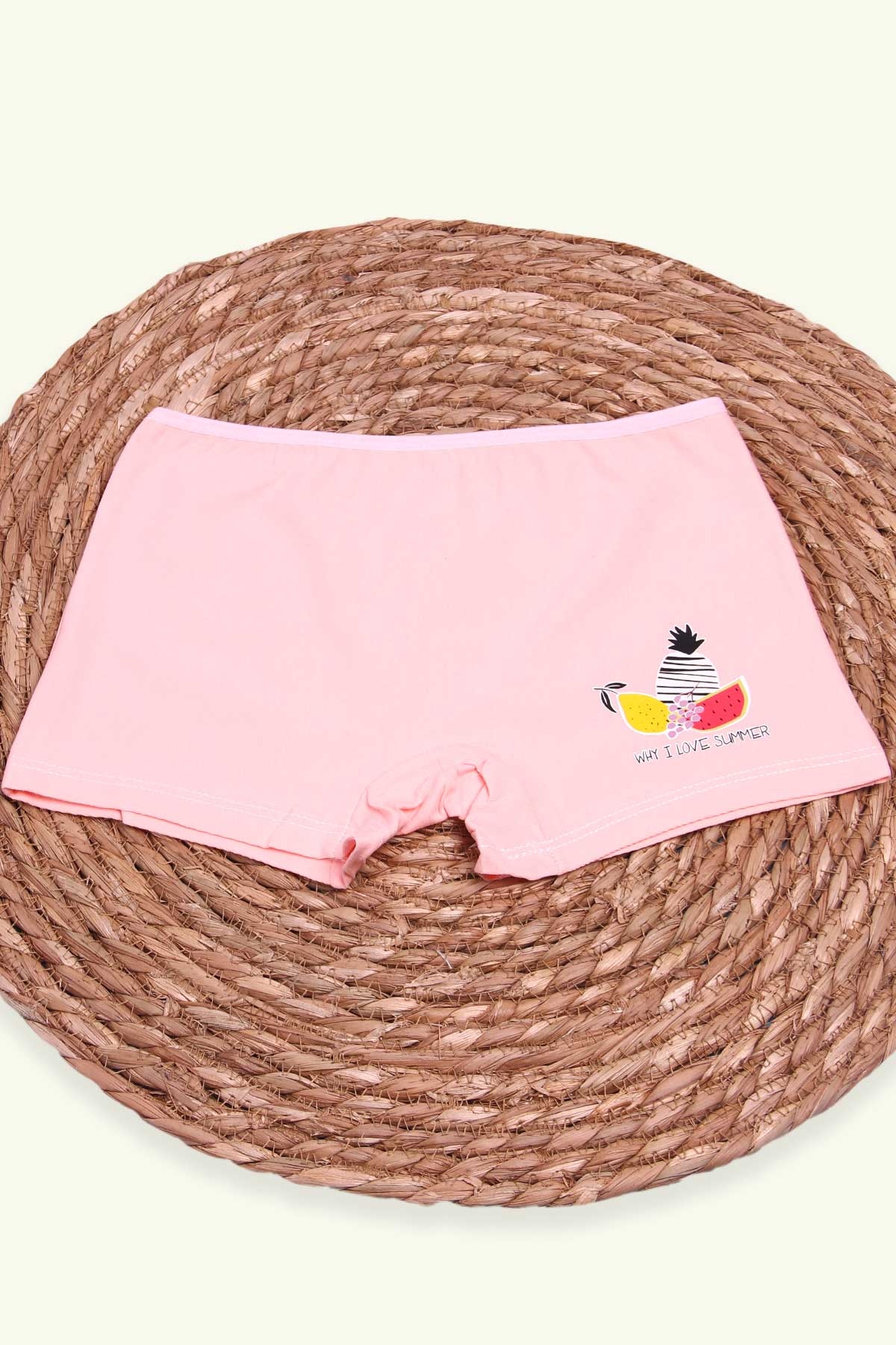 Breeze Kız Çocuk Boxer Karpuz Baskılı Somon (6 Yaş)