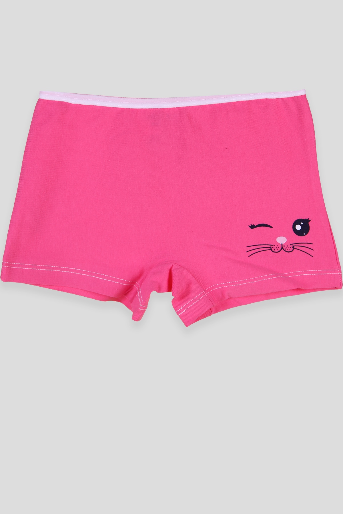 Breeze Kız Çocuk Boxer Kedi Baskılı Pembe (3-11 Yaş)
