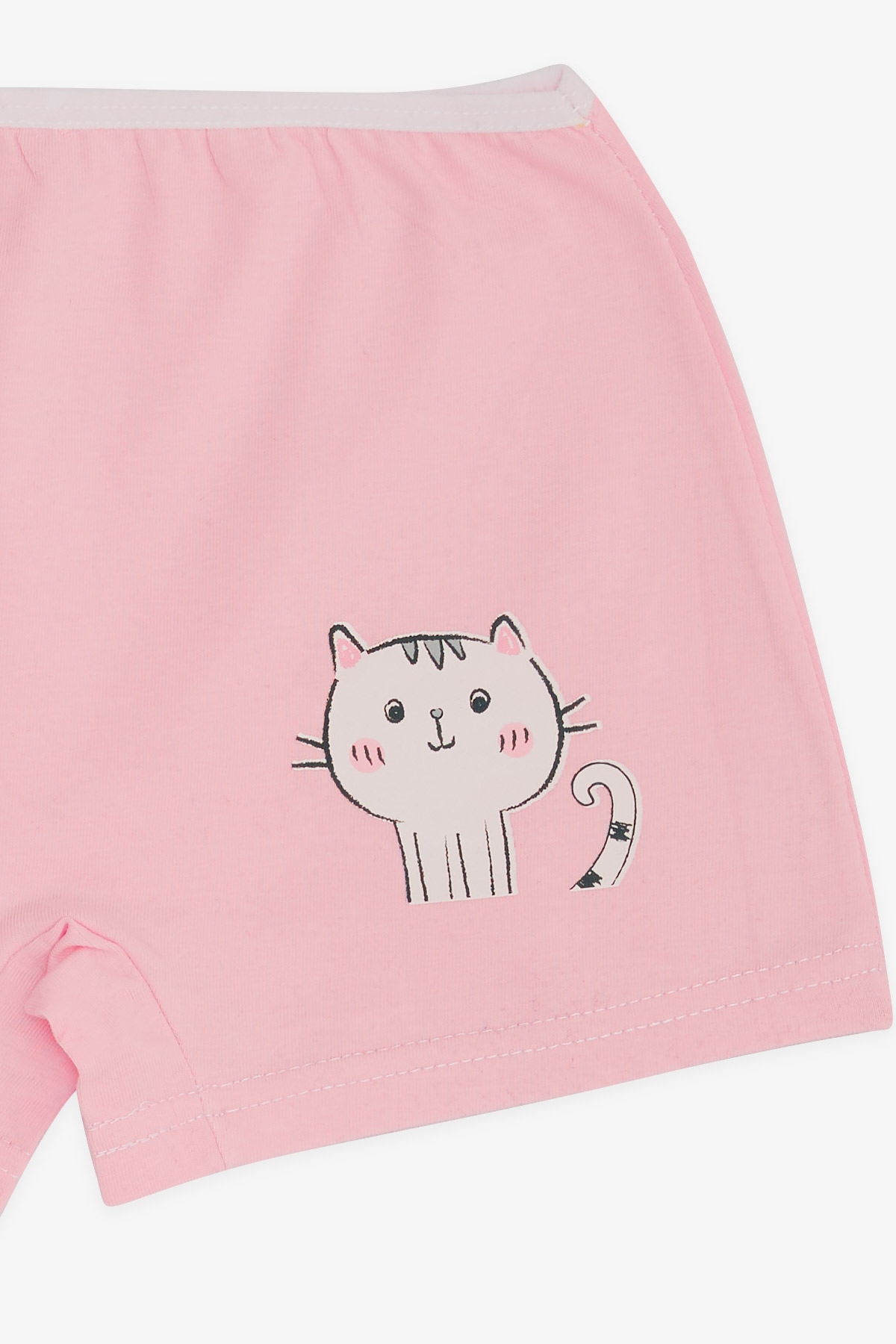 Breeze Kız Çocuk Boxer Kedicik Baskılı Pembe (5-11 Yaş)