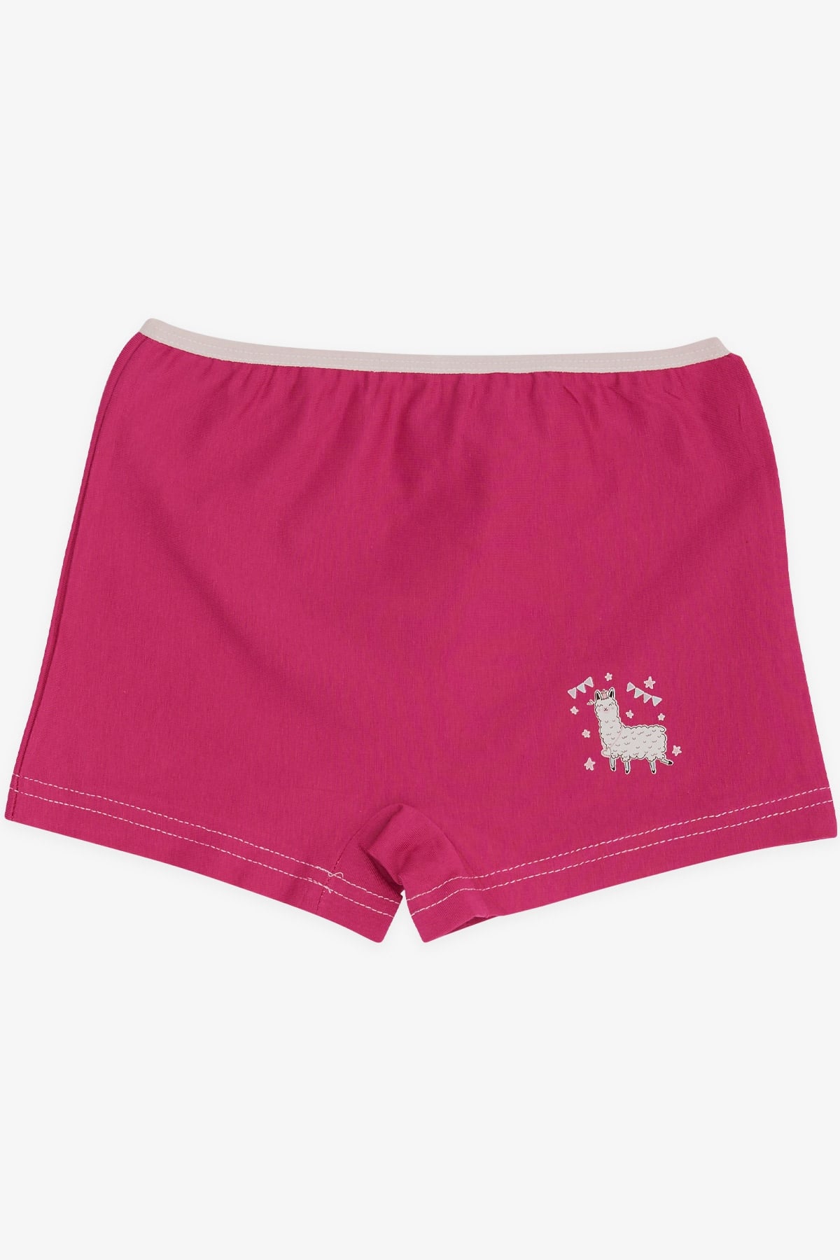 Breeze Kız Çocuk Boxer Kuzucuk Baskılı Fuşya (5-11 Yaş)