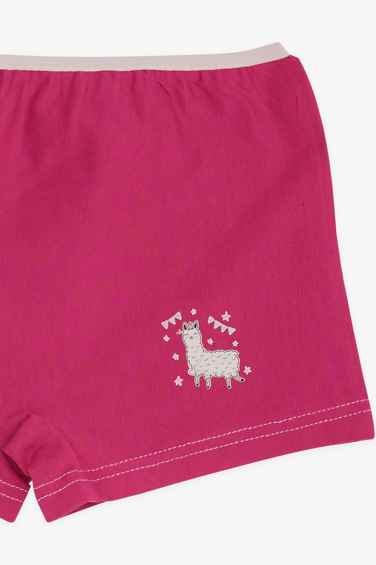 Breeze Kız Çocuk Boxer Kuzucuk Baskılı Fuşya (5-11 Yaş)