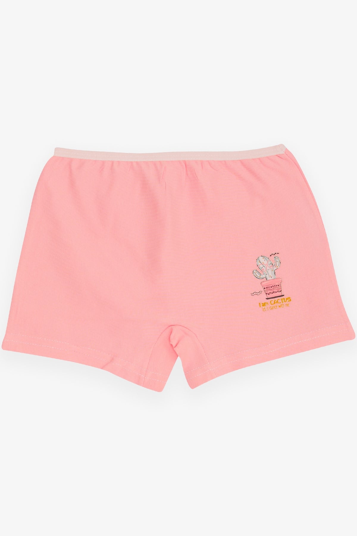 Breeze Kız Çocuk Boxer Neşeli Kaktüs Baskılı Pembe (5-11 Yaş)