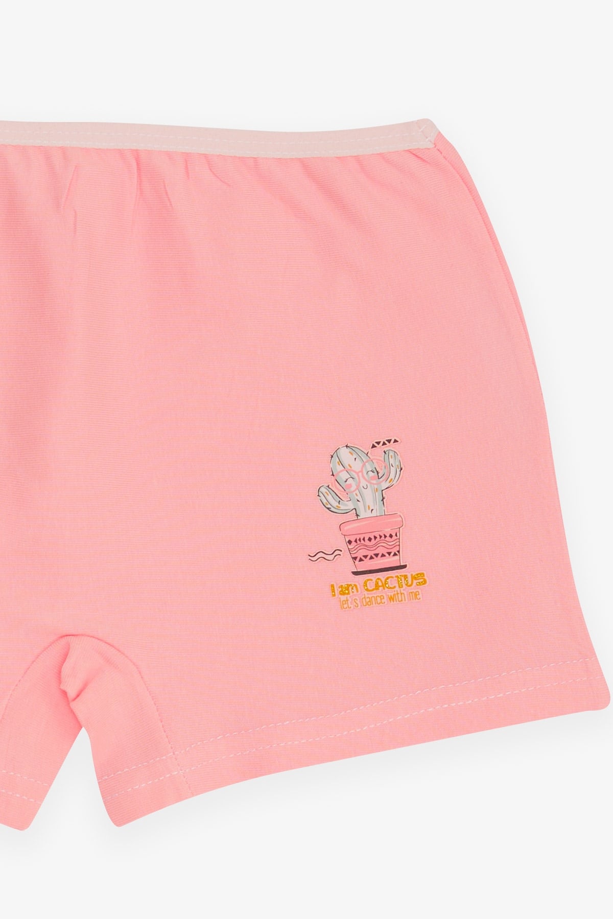 Breeze Kız Çocuk Boxer Neşeli Kaktüs Baskılı Pembe (5-11 Yaş)