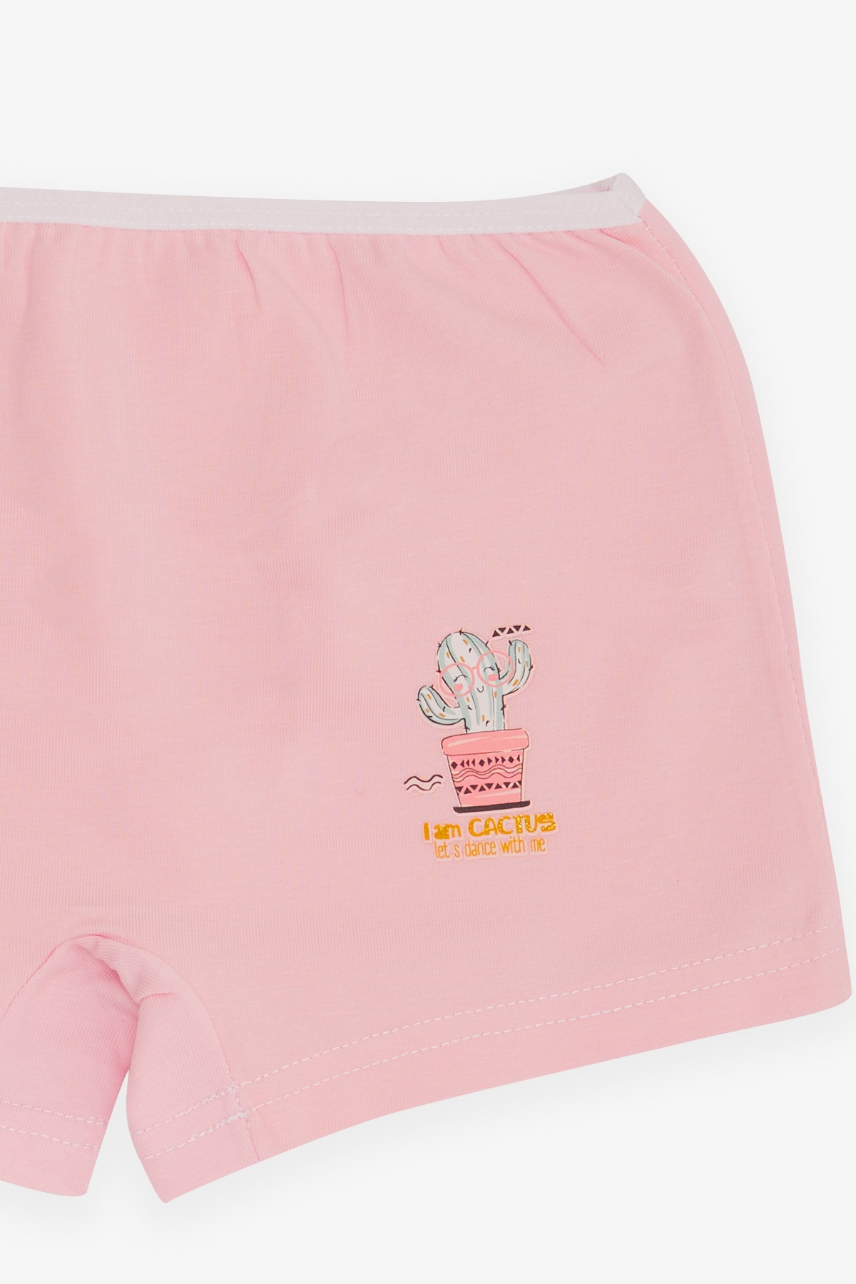 Breeze Kız Çocuk Boxer Neşeli Kaktüs Baskılı Pembe (5-11 Yaş)