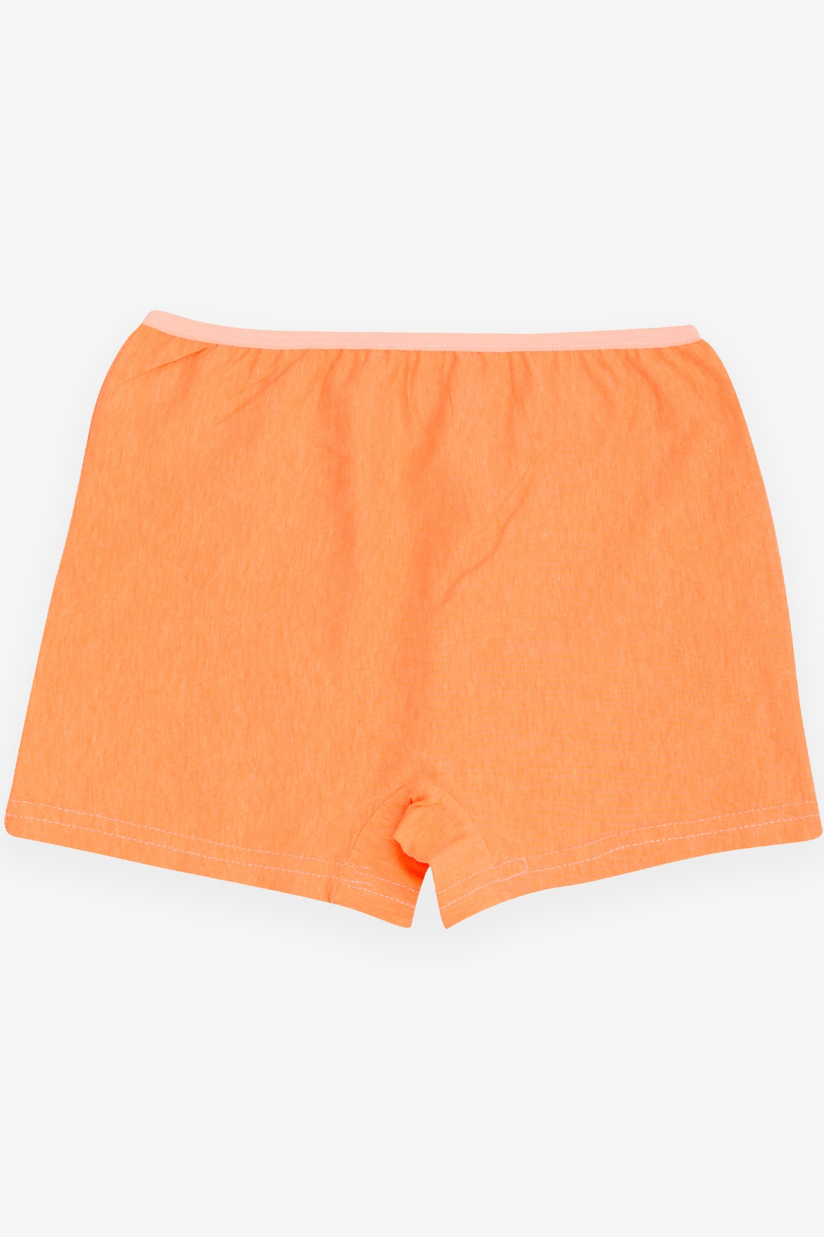 Breeze Kız Çocuk Boxer Neşeli Kaktüs Baskılı Neon Turuncu (5-11 Yaş)
