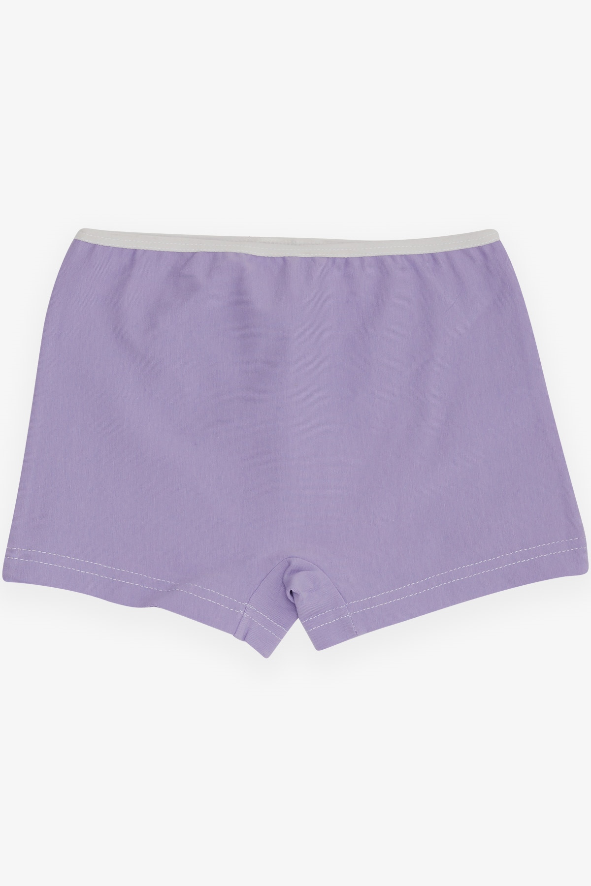 Breeze Kız Çocuk Boxer Neşeli Kedicik Baskılı Lila (5-11 Yaş)