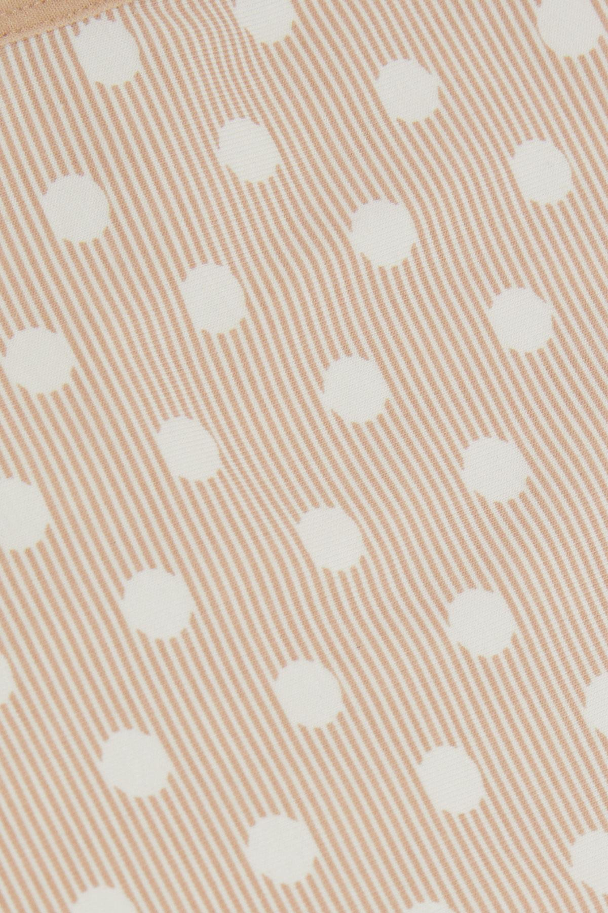 Breeze Kız Çocuk Boxer Puantiye Desenli Bej (11 Yaş)