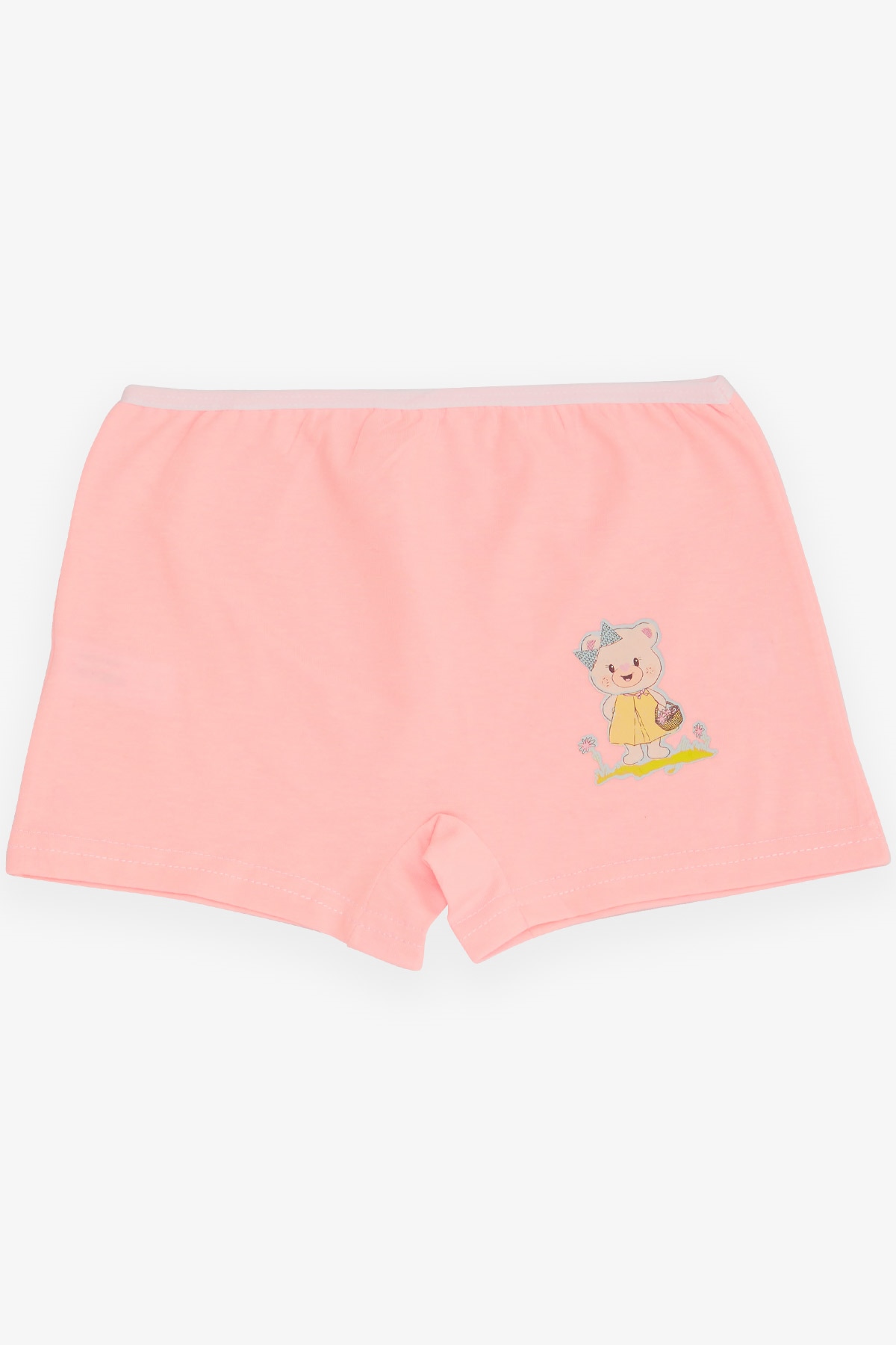 Breeze Kız Çocuk Boxer Sevimli Ayıcık Baskılı Pembe (5-11 Yaş)