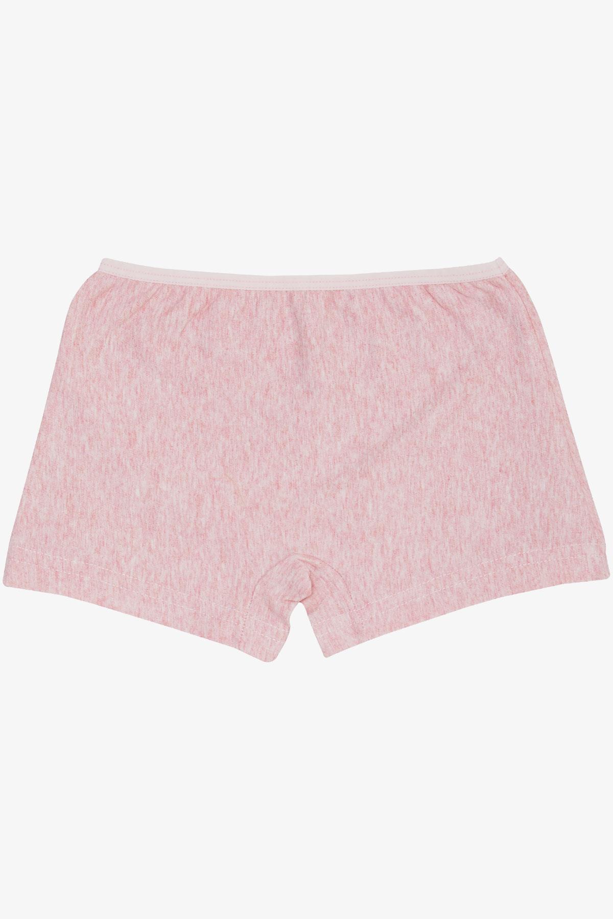 Breeze Kız Çocuk Boxer Sevimli Bebek Fil Baskılı Pembe Melanj (5 Yaş)